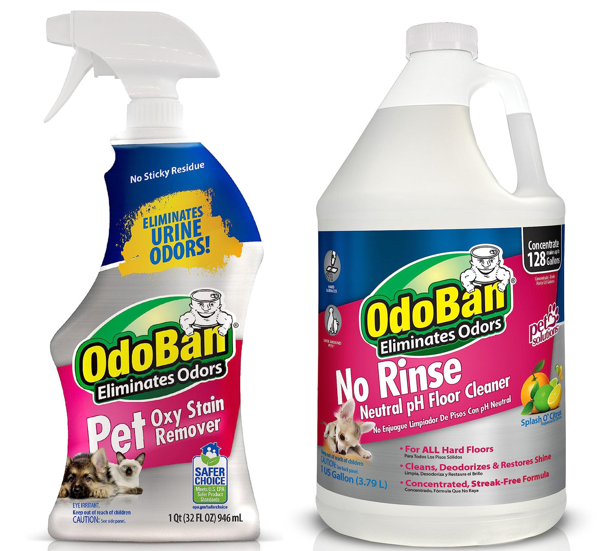 Pet Solutions No Rinse Neutral pH Floor Cleaner Concentrate (160 Fl Oz)