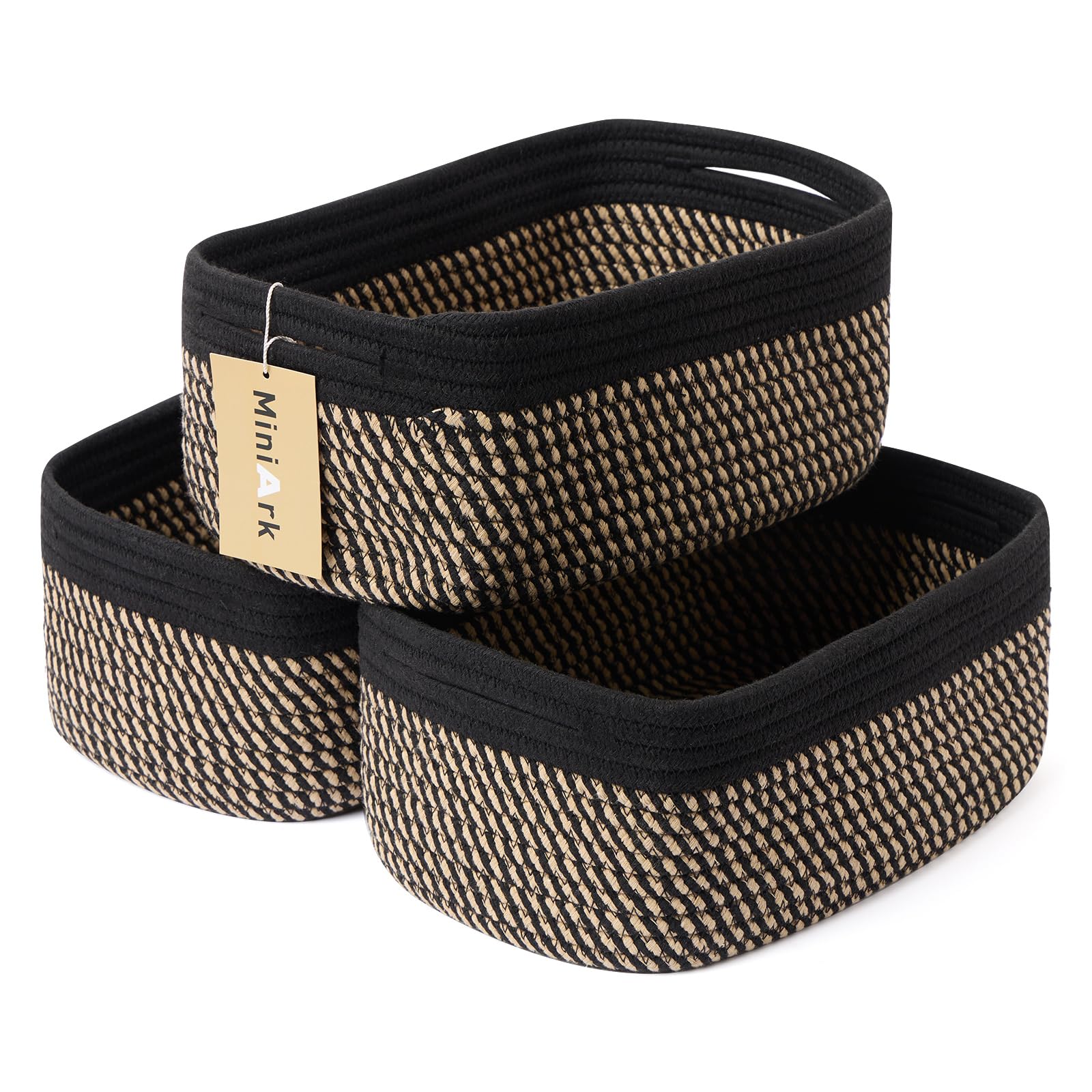 Small Storage Baskets for Organizing (3 Count)