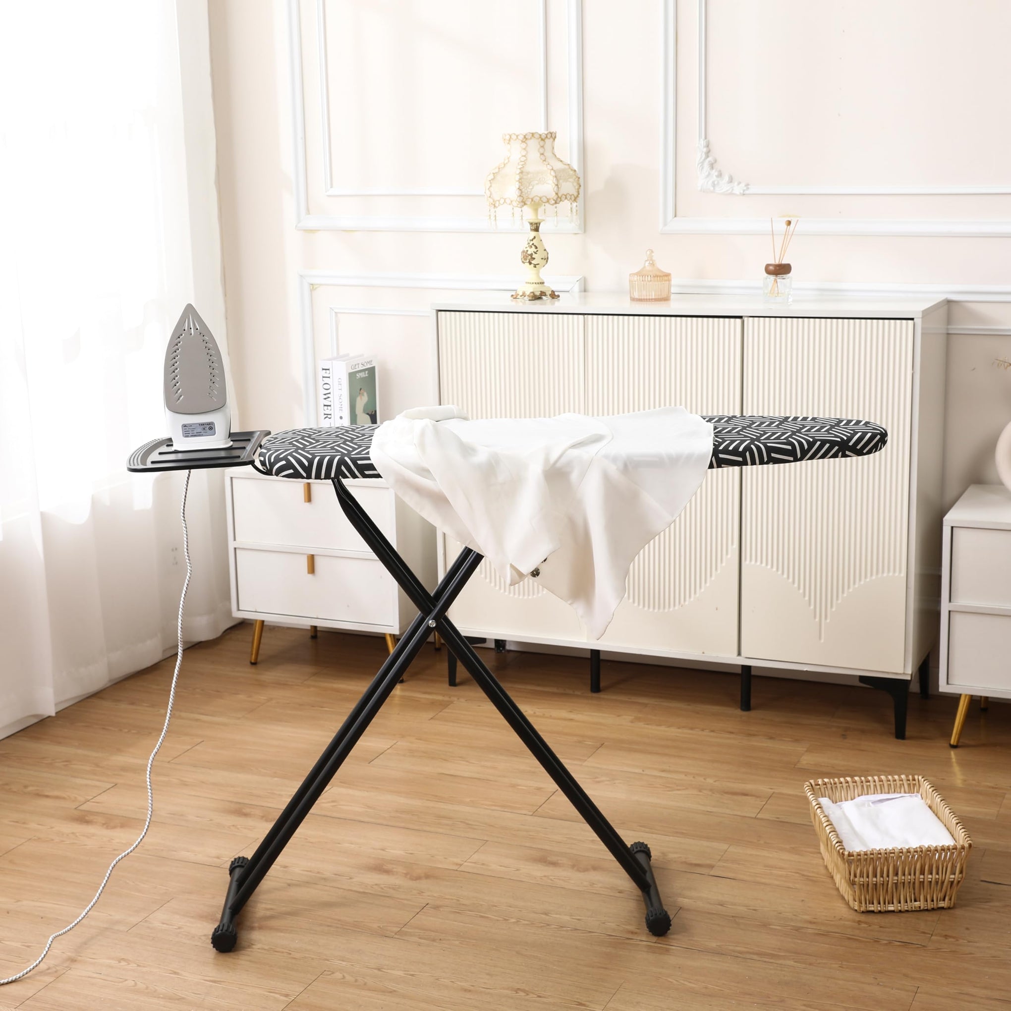 Ironing Board with Iron Rest