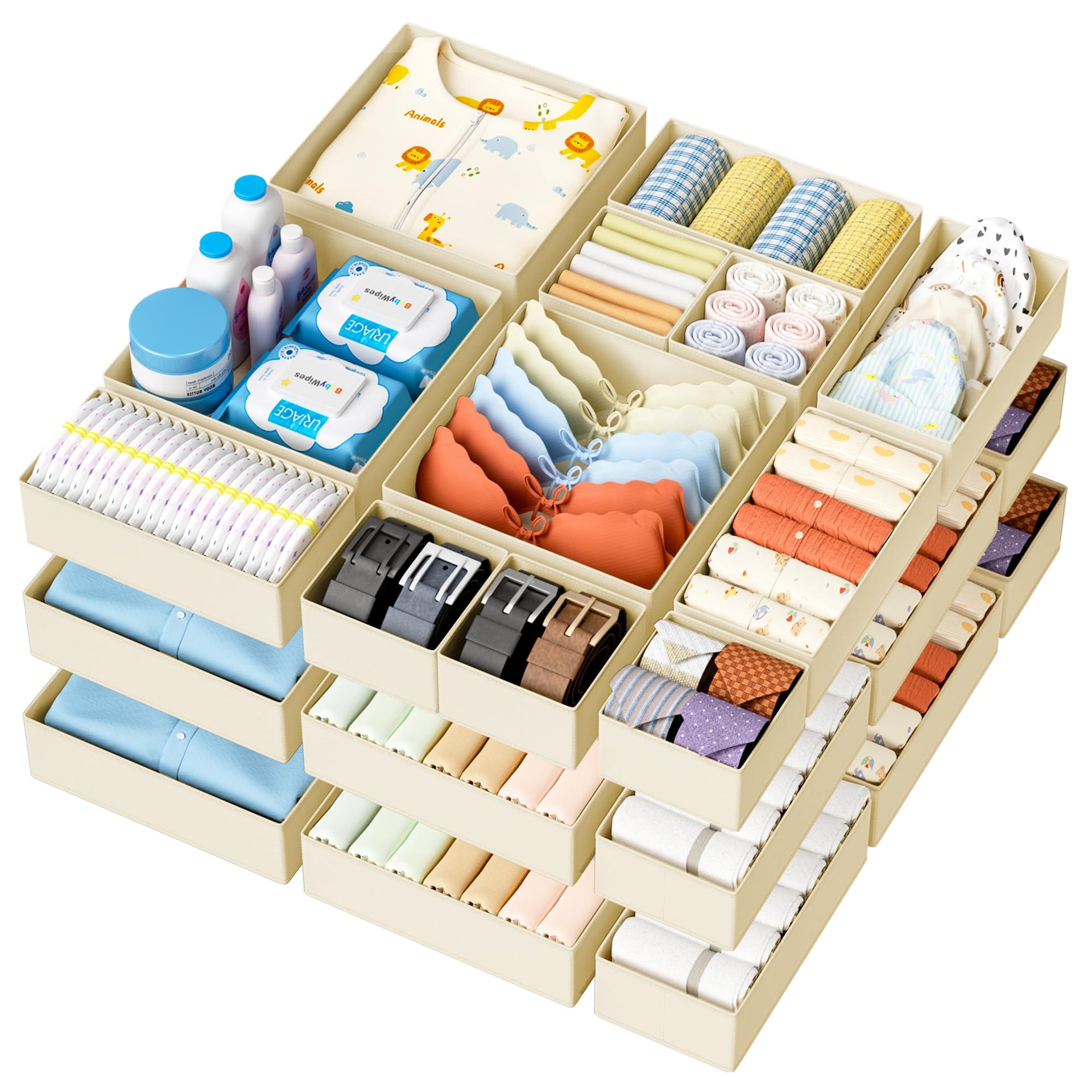 Drawer Organizer Clothes (18 Count)