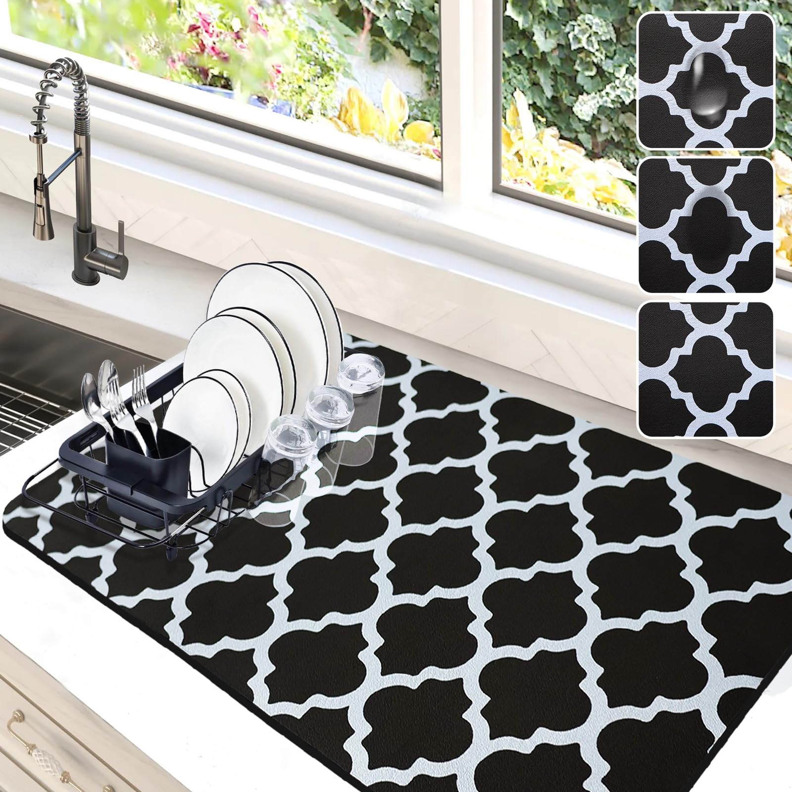Dish Drying Mat for Kitchen Counter