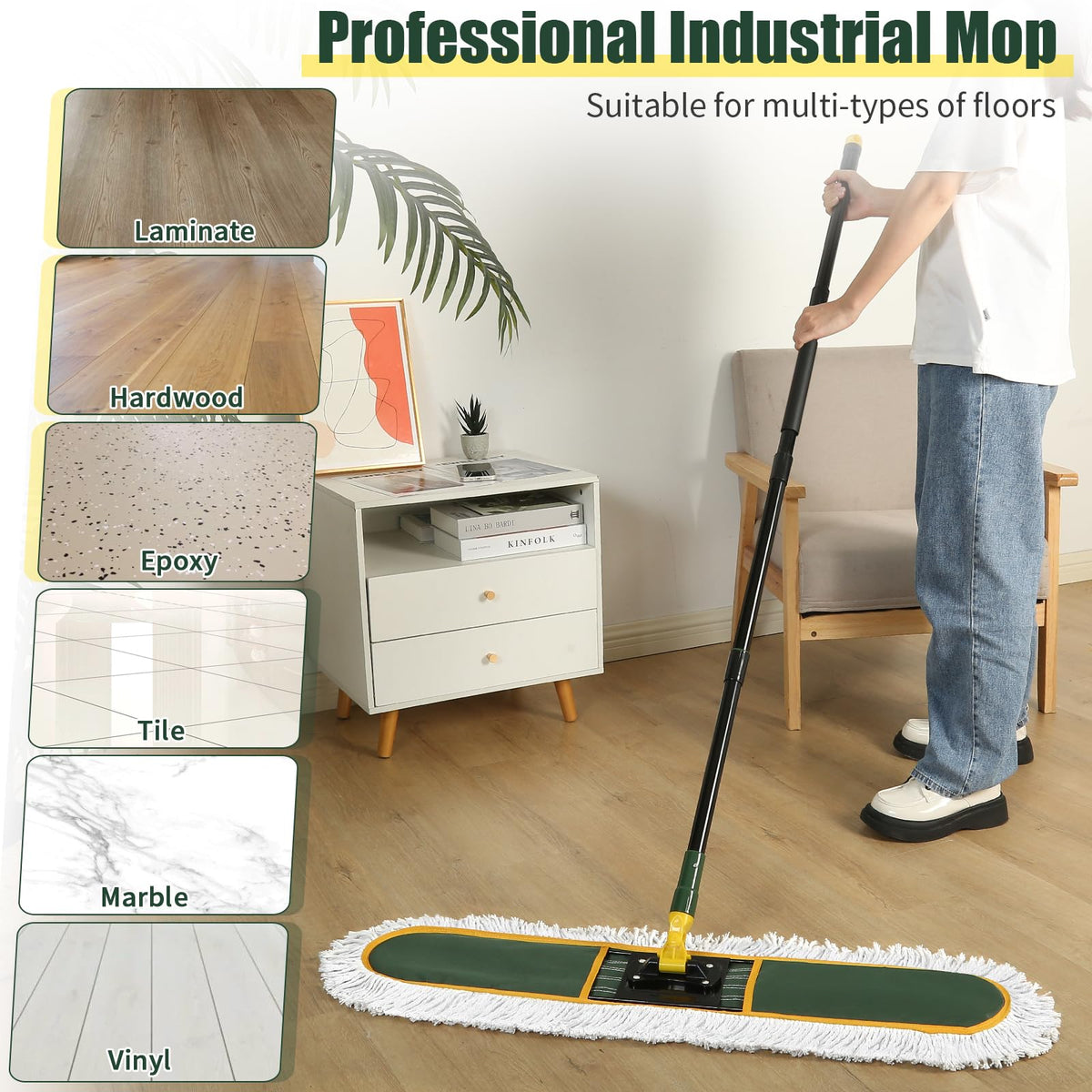 24 Inch Commercial Dust Mop Heavy Duty - ModHome Supplies