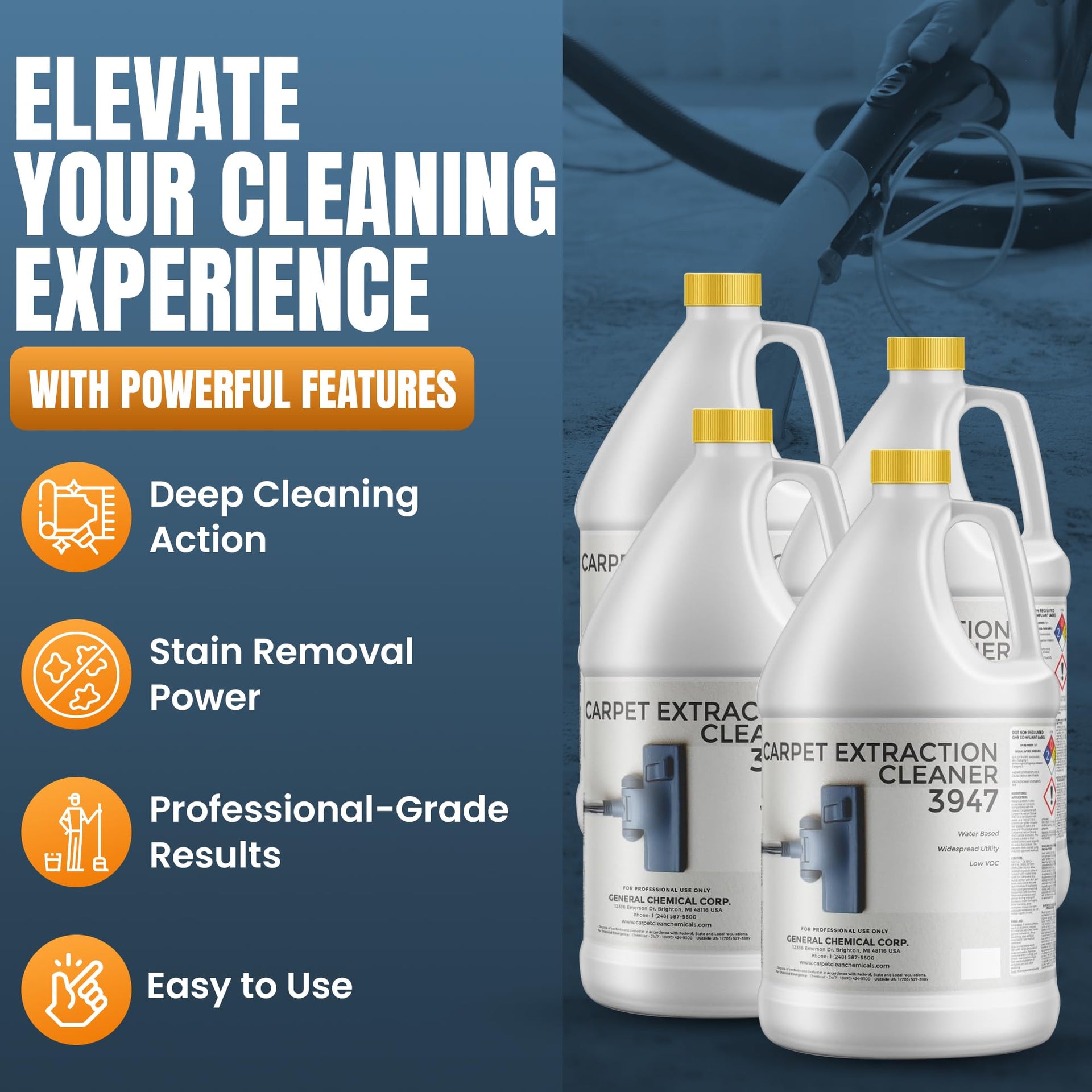 3947 Water Based Professional Carpet (512 Fl Oz)