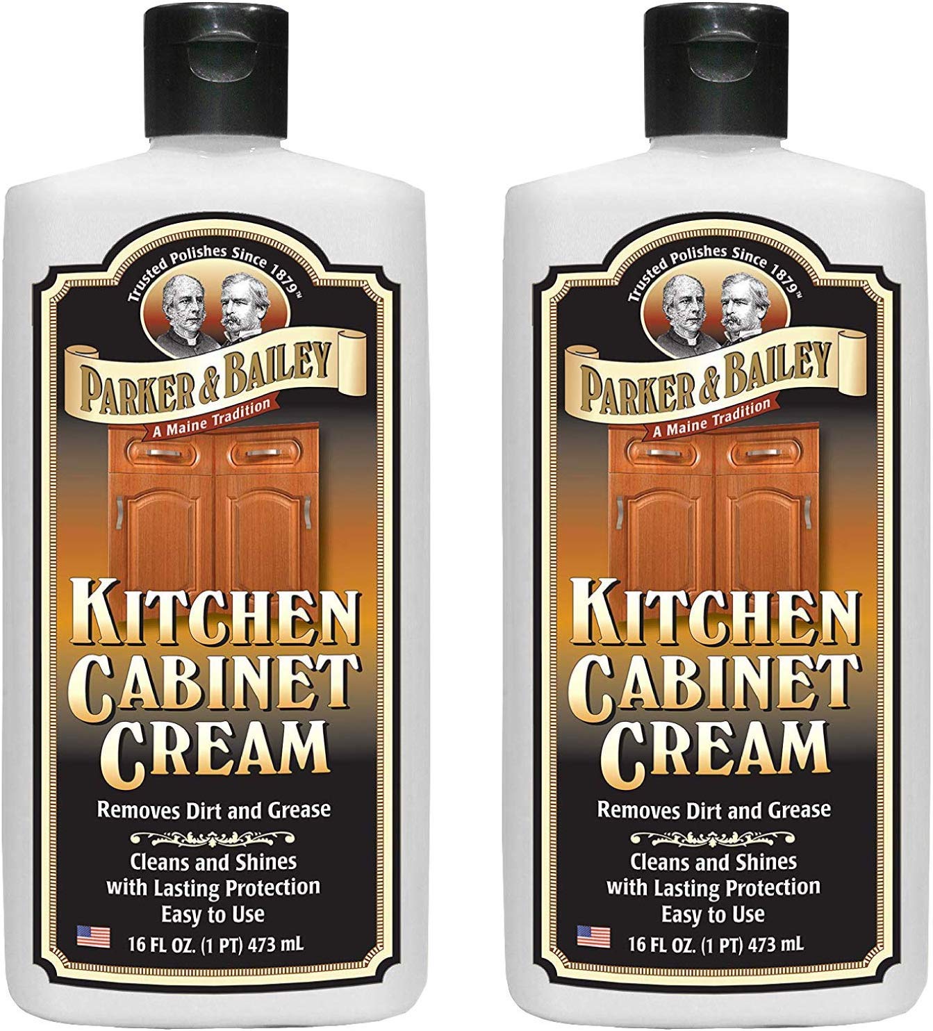 Parker and Bailey Kitchen Cabinet Cream Wood Cleaner Grease Remover 16 oz (32 Fl Oz)