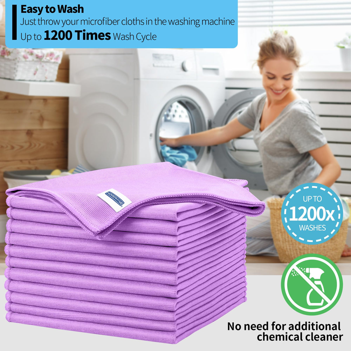 Microfiber Cleaning Cloth (12 Count)