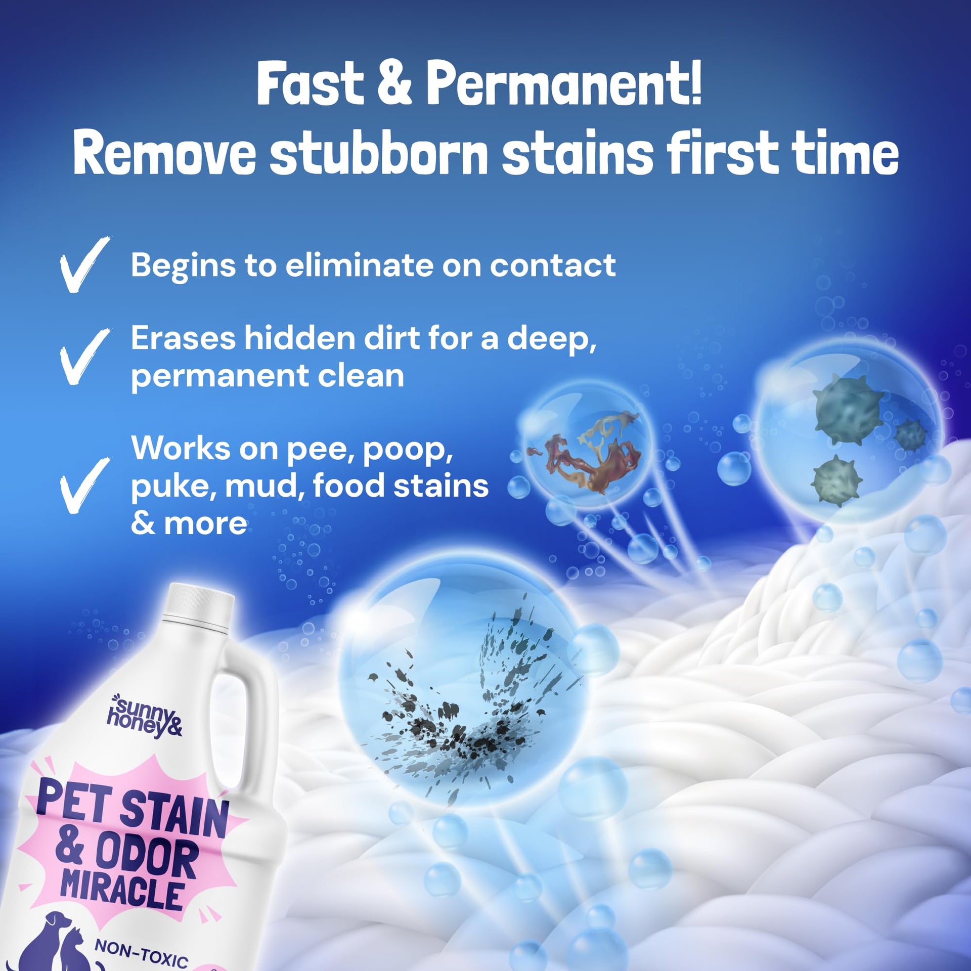 Pet Stain and Odor Remover for Carpets (128 Fl Oz)
