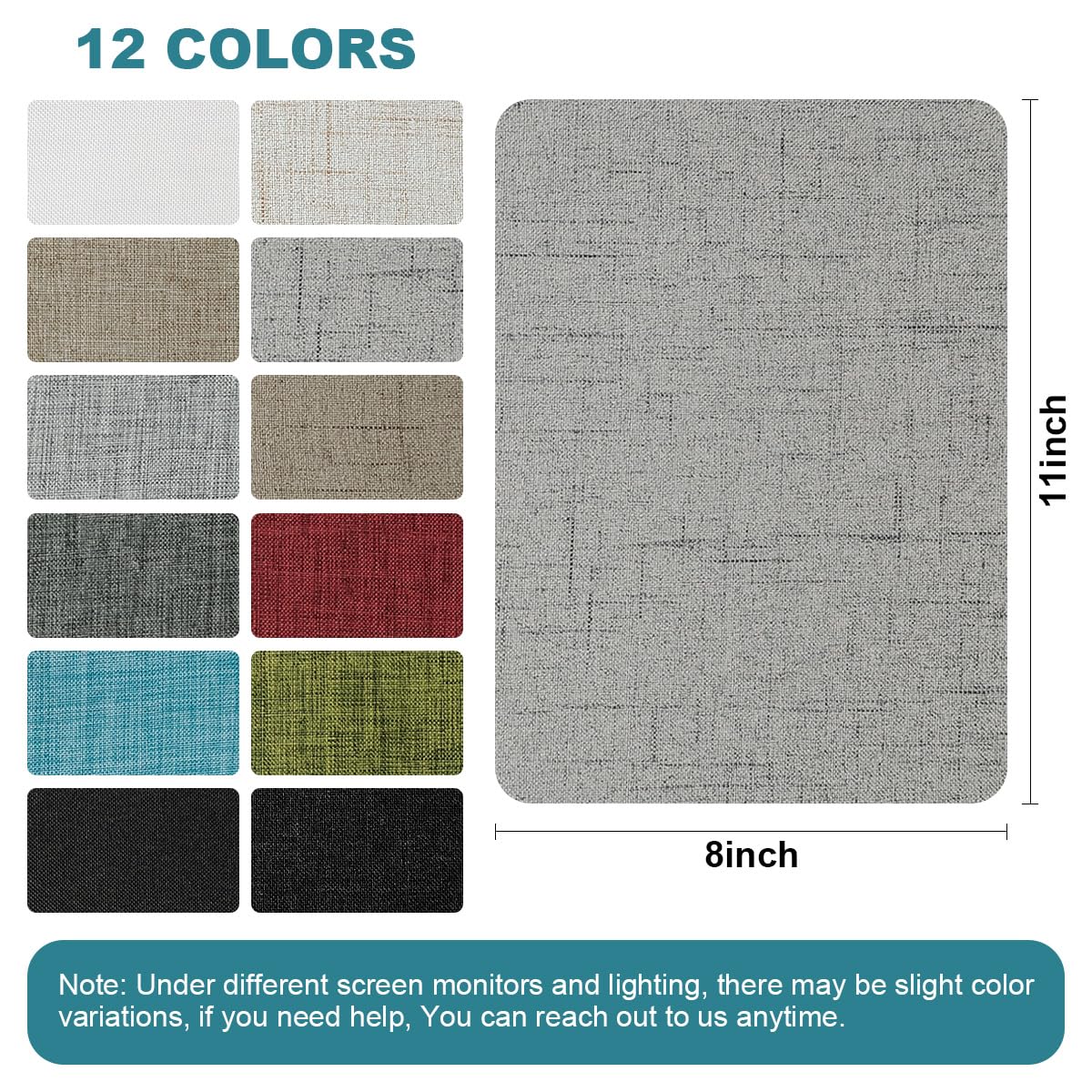 2Pcs Linen Repair Patches (2 Count)