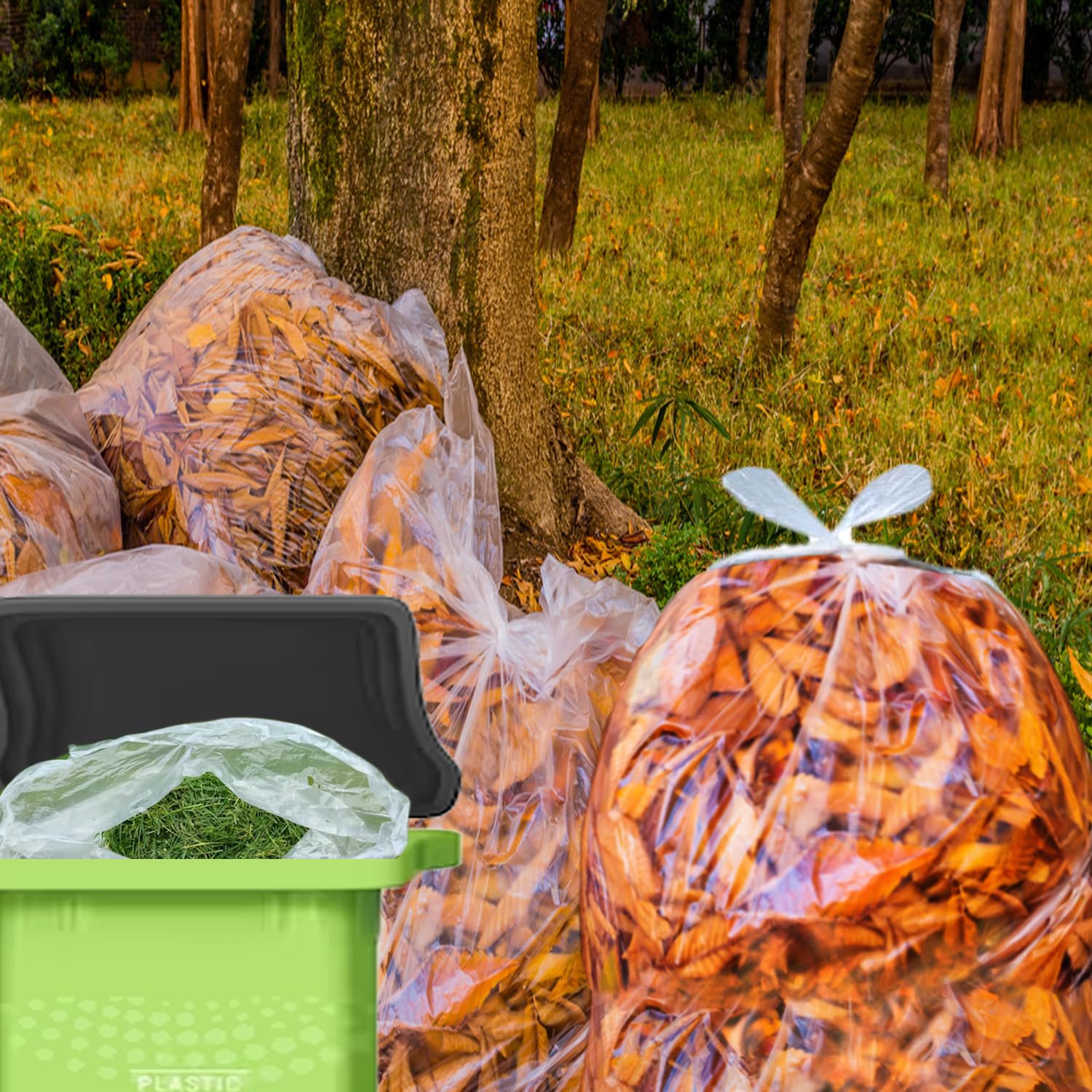40 45 Gallon Lawn & Leaf Trash Bags (125 Count)