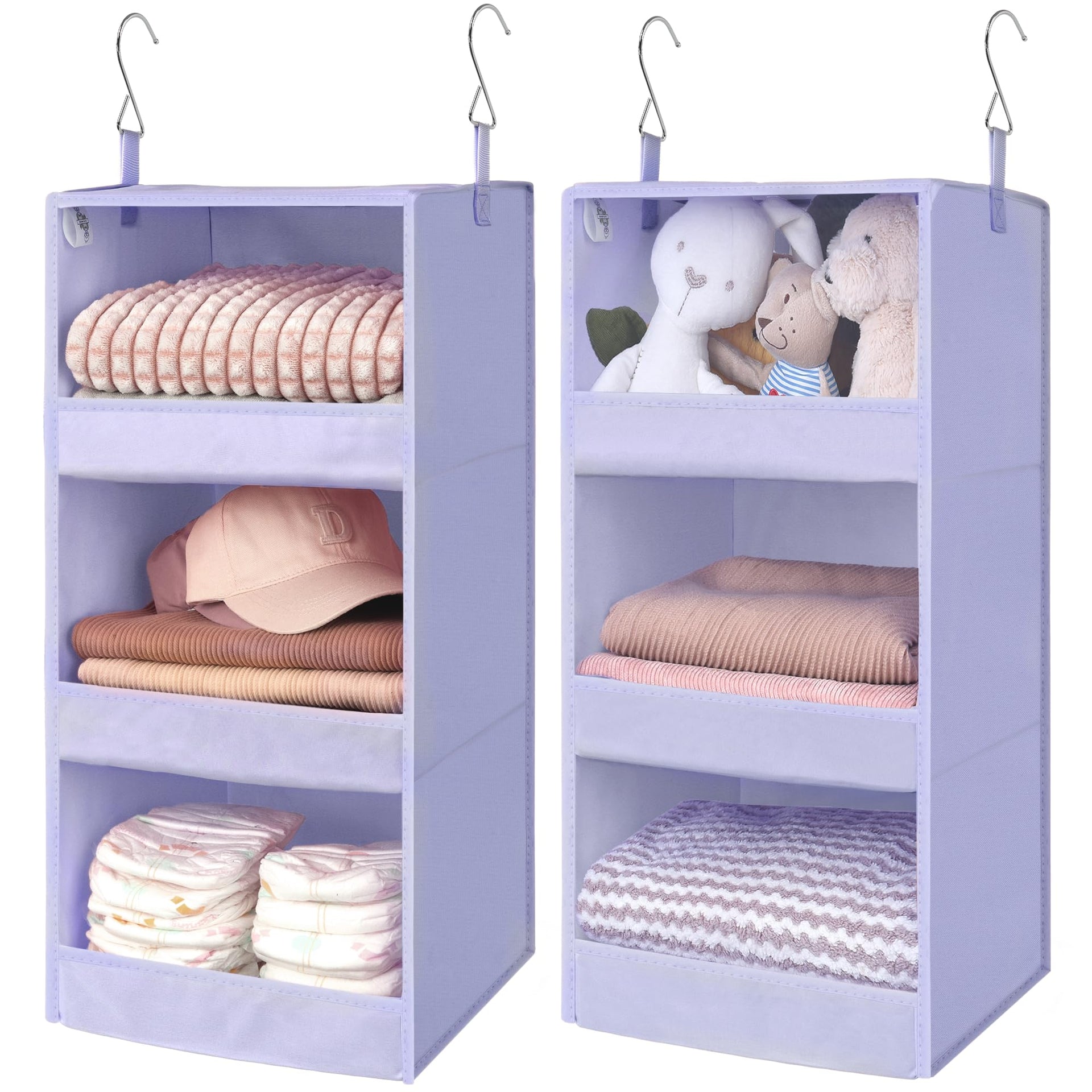 3 Shelf Hanging Closet Organizer (2 Count)