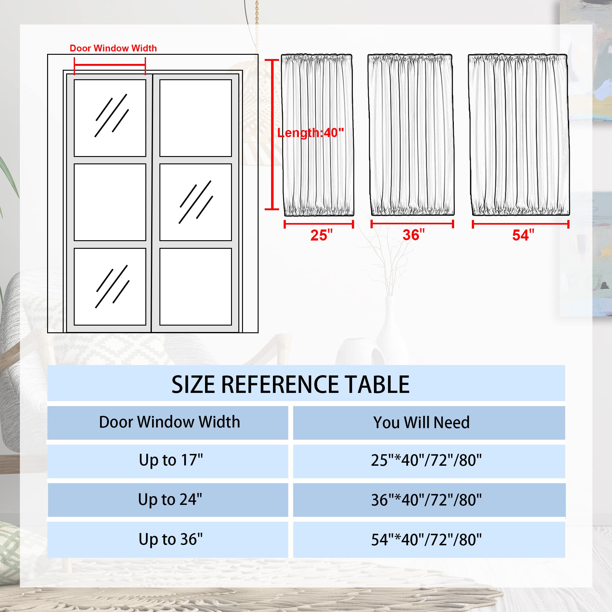 French Door Curtains
