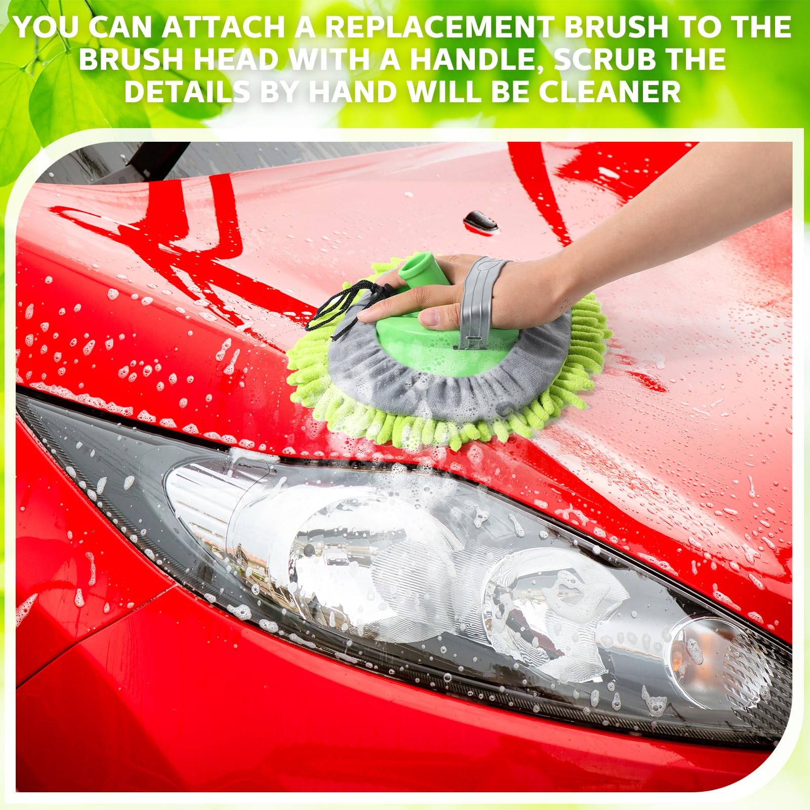 5 Pcs Car Wash Mitt Set (5 Count)