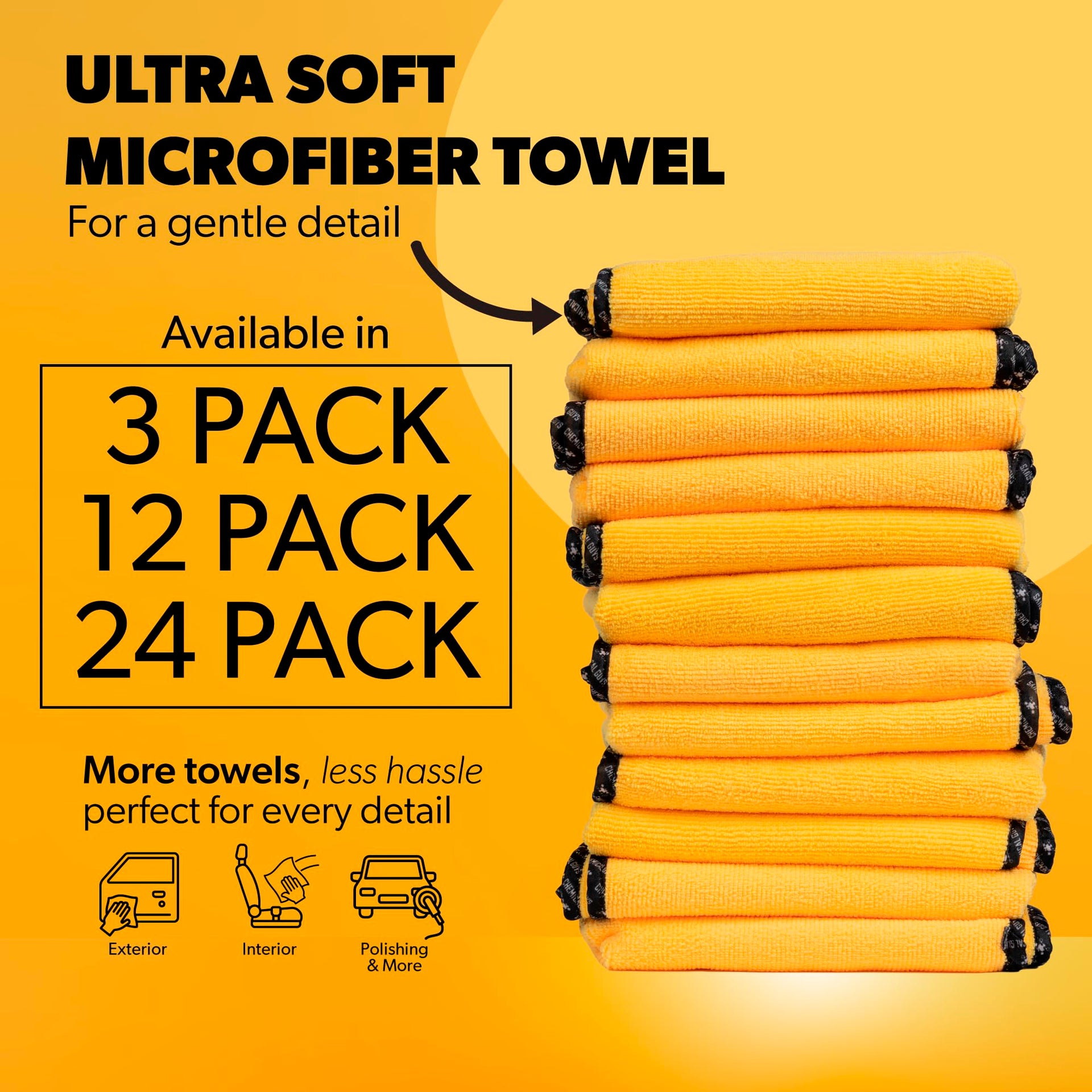 Professional Microfiber Towels (24 Count)