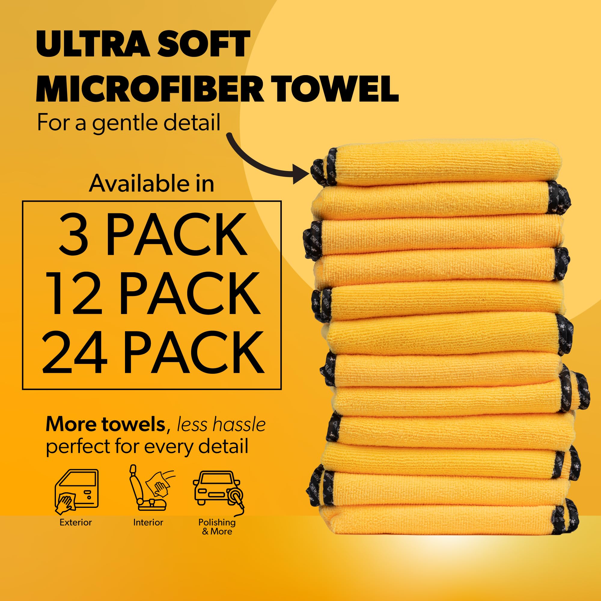 Professional Microfiber Towels (24 Count)