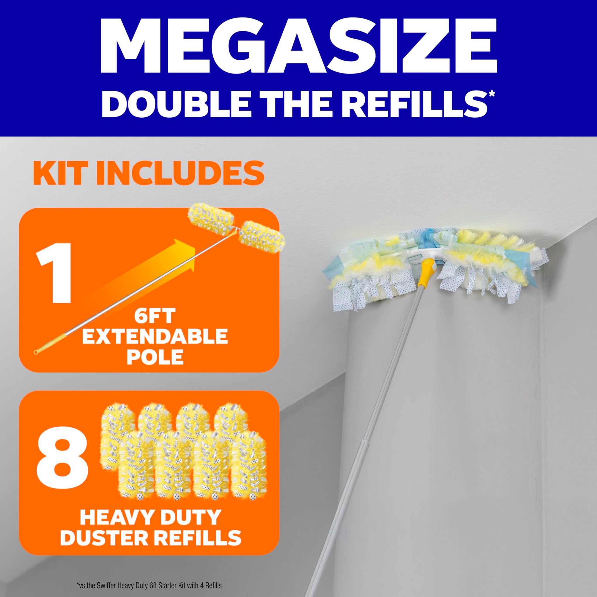 Duster Kit with 6 ft Super Extendable Handle