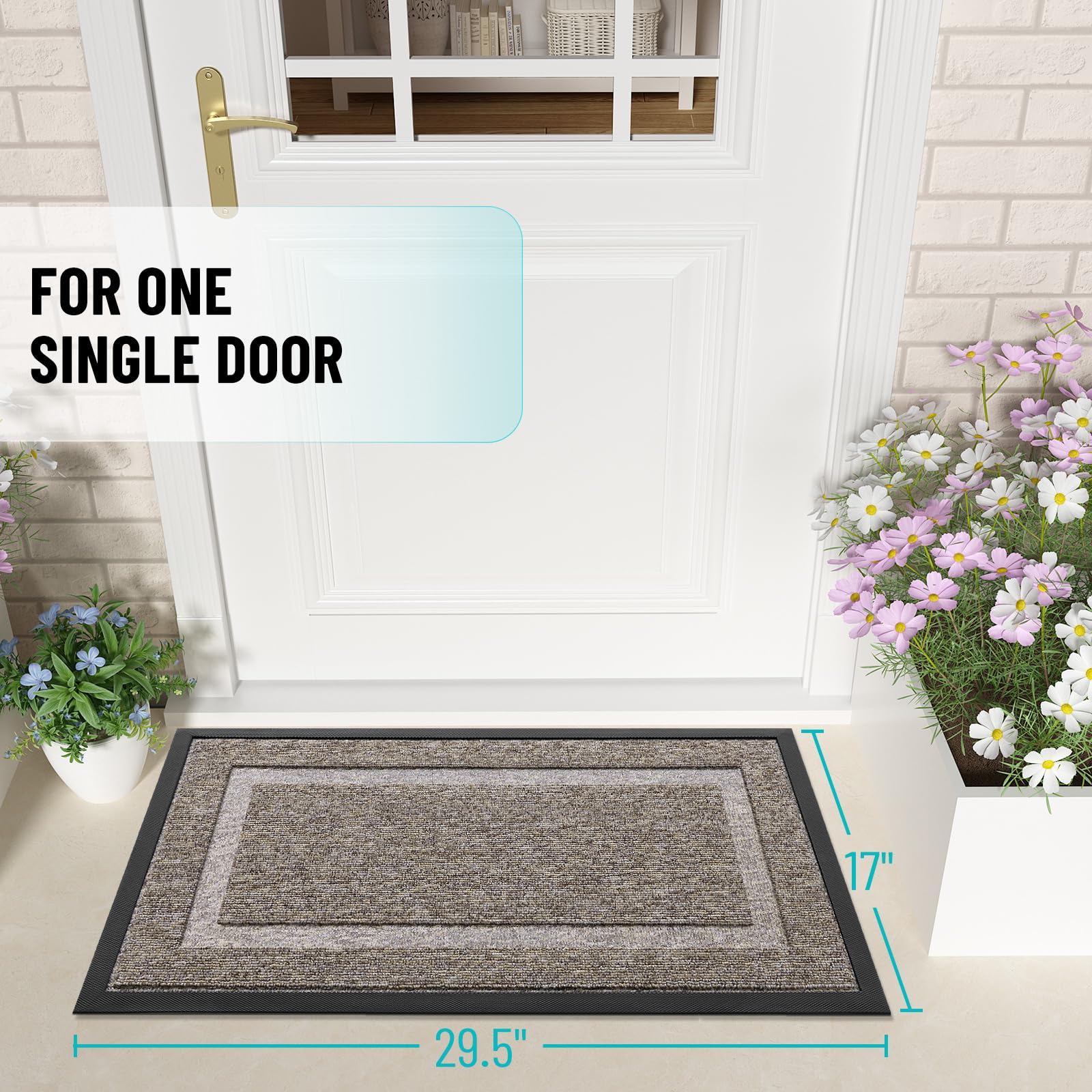 Front Door Mat Outside 29.5x17
