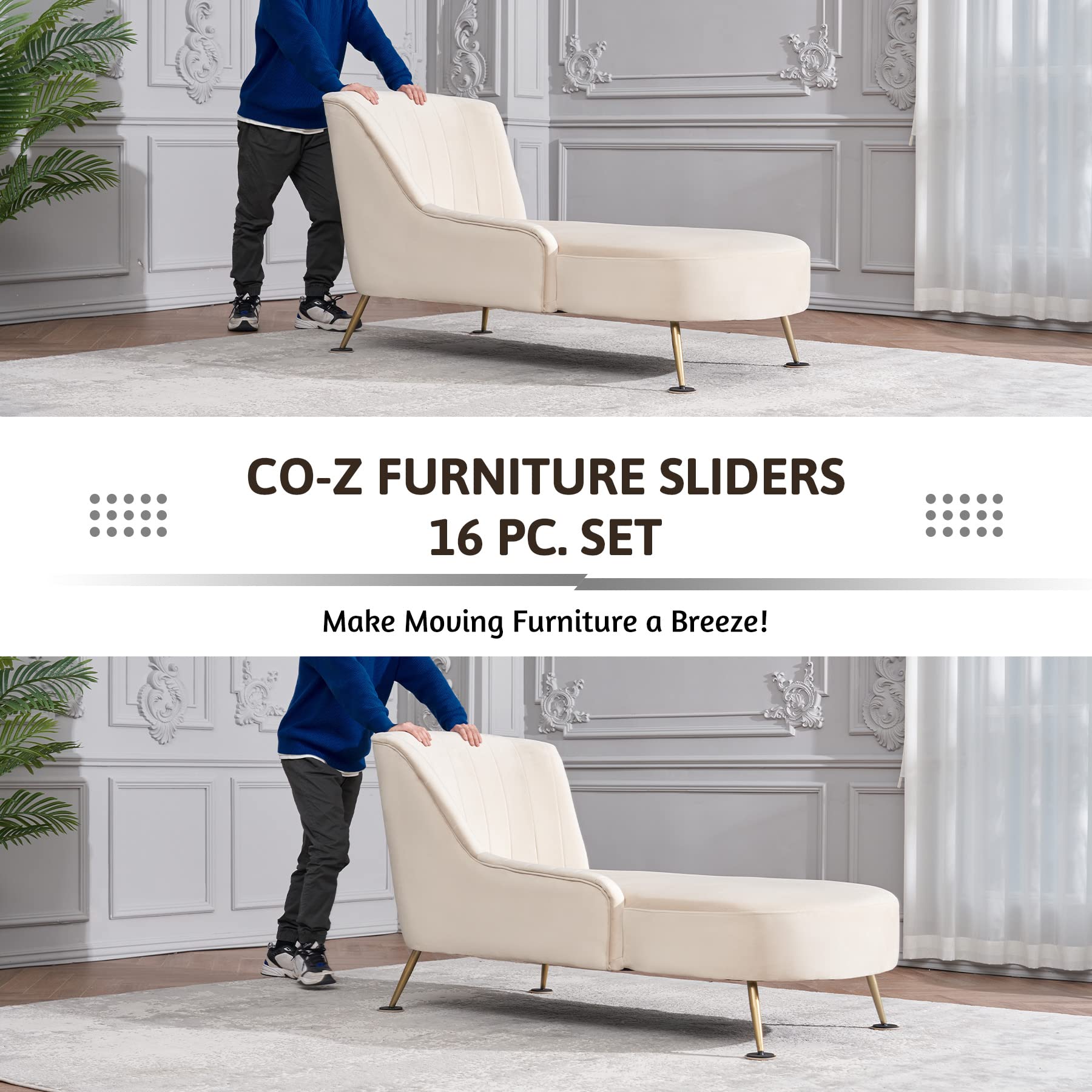 Felt Furniture Sliders (16 Count)