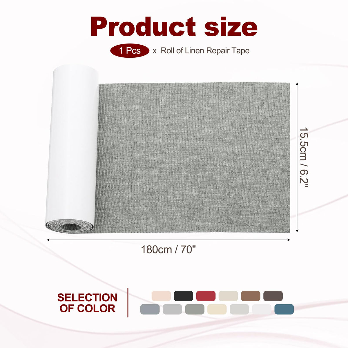 70x6.2 Inch Linen Repair Tape