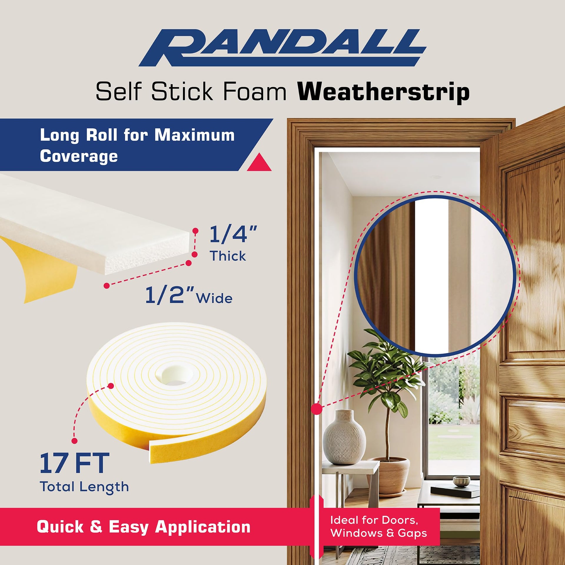 Weather Stripping Foam Tape