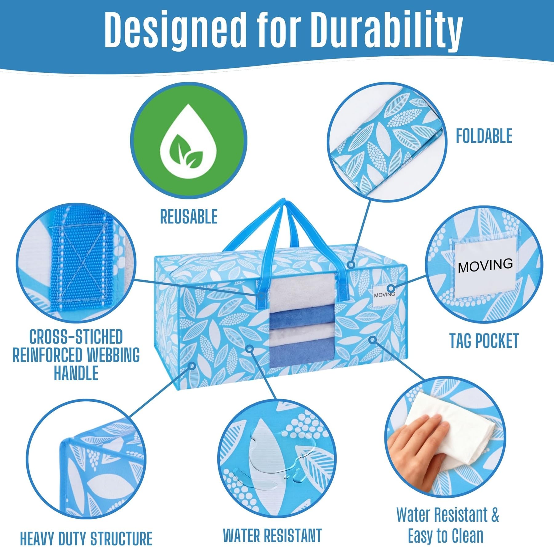 Heavy Duty Moving Bags (6 Count)