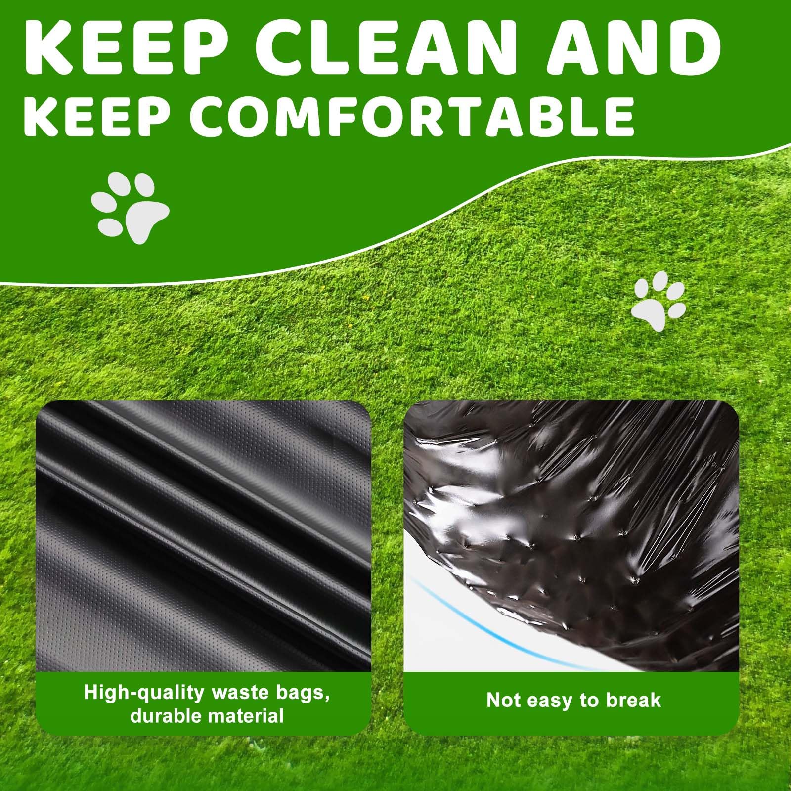 Dog Poop Trash Can Outside (100 Count)
