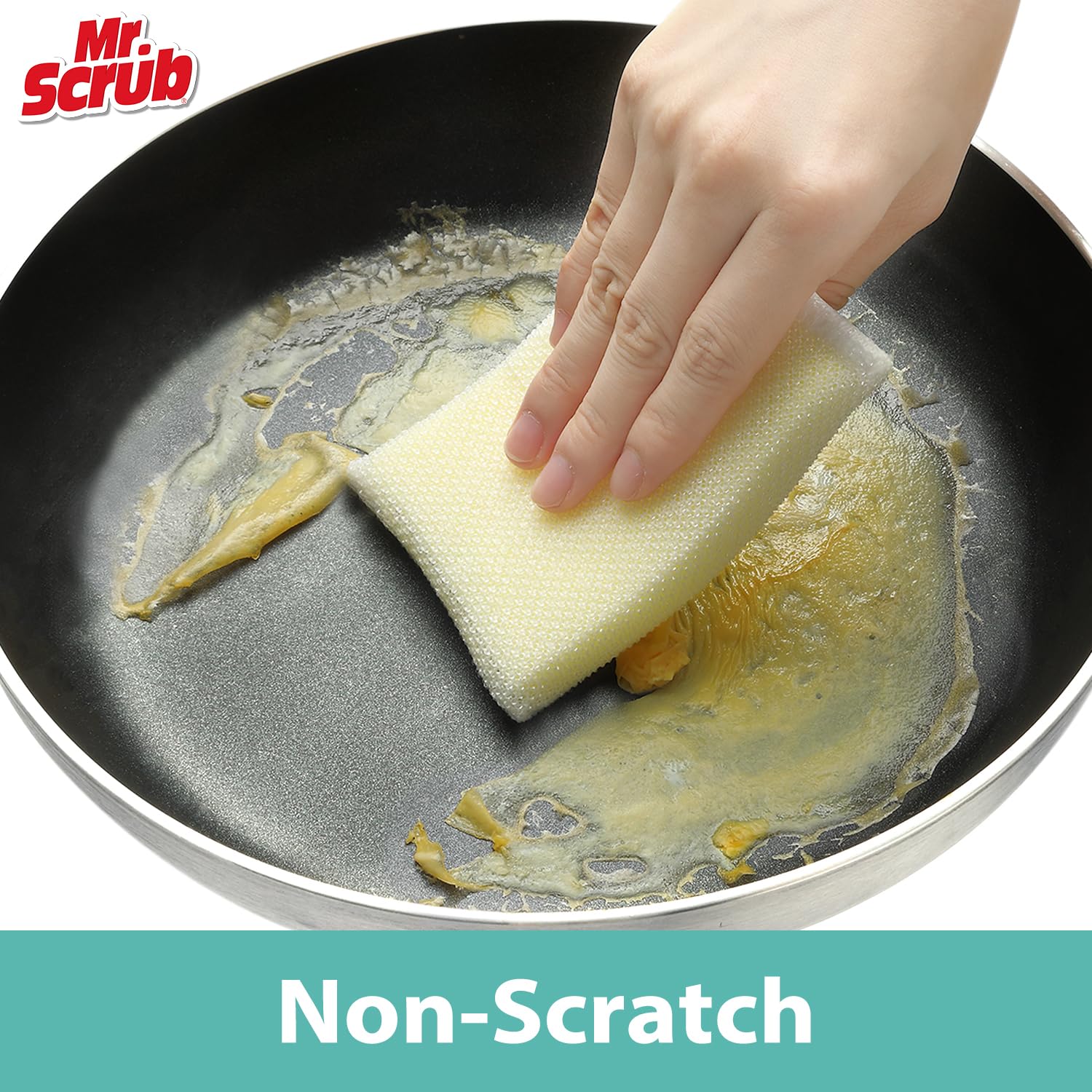 Sponges Kitchen Scrub Dish Sponge Scouring Pad (6 Count)