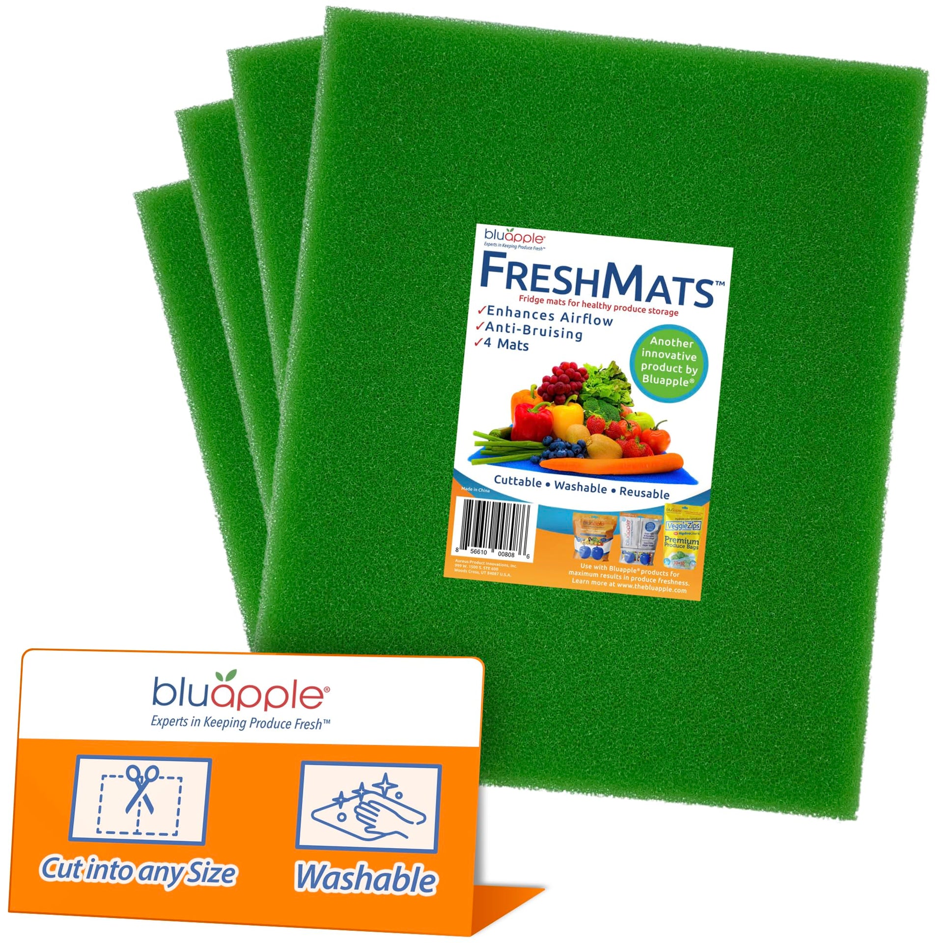 FreshMats Refrigerator Bin Liners (5 Sq Ft)