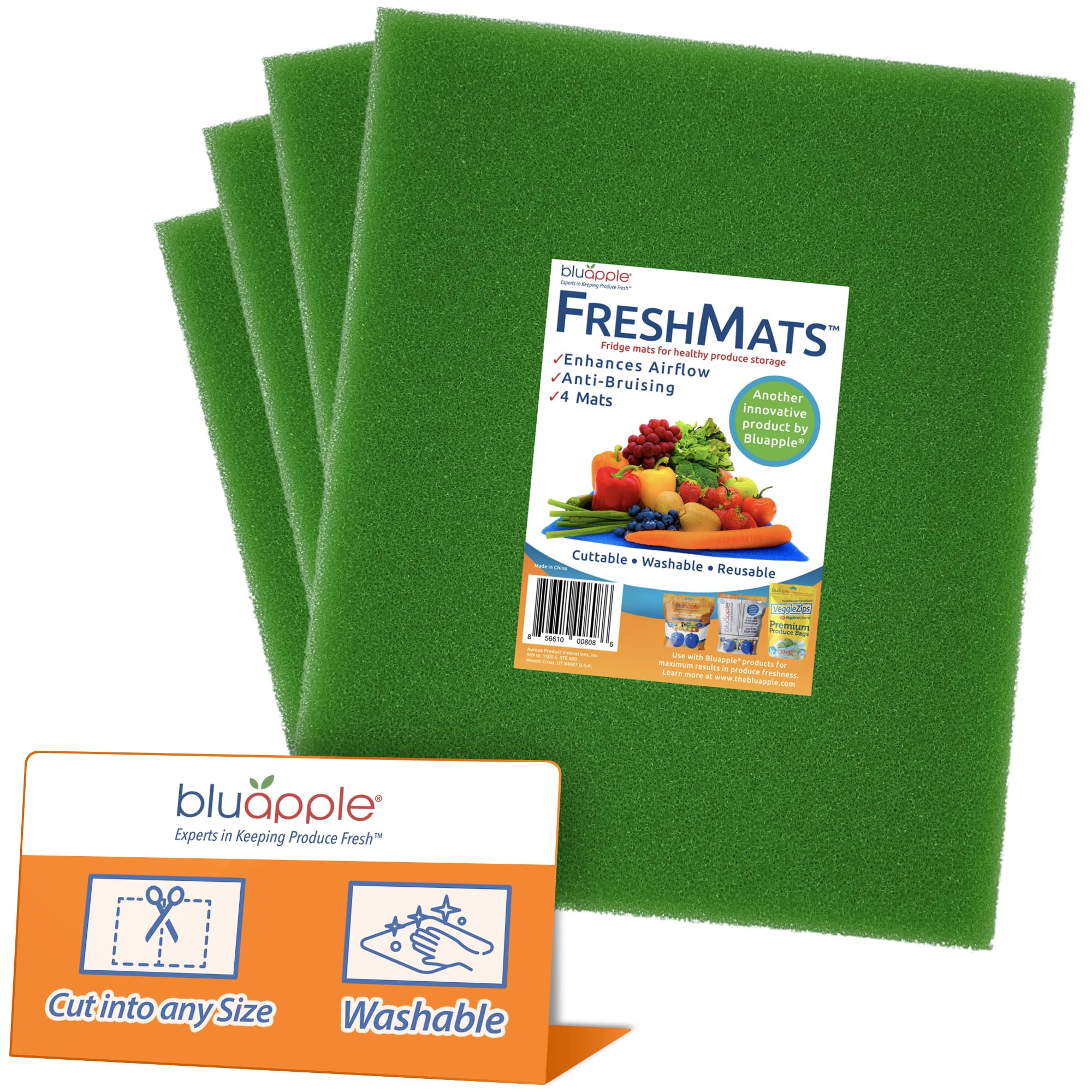 FreshMats Refrigerator Bin Liners (5 Sq Ft)