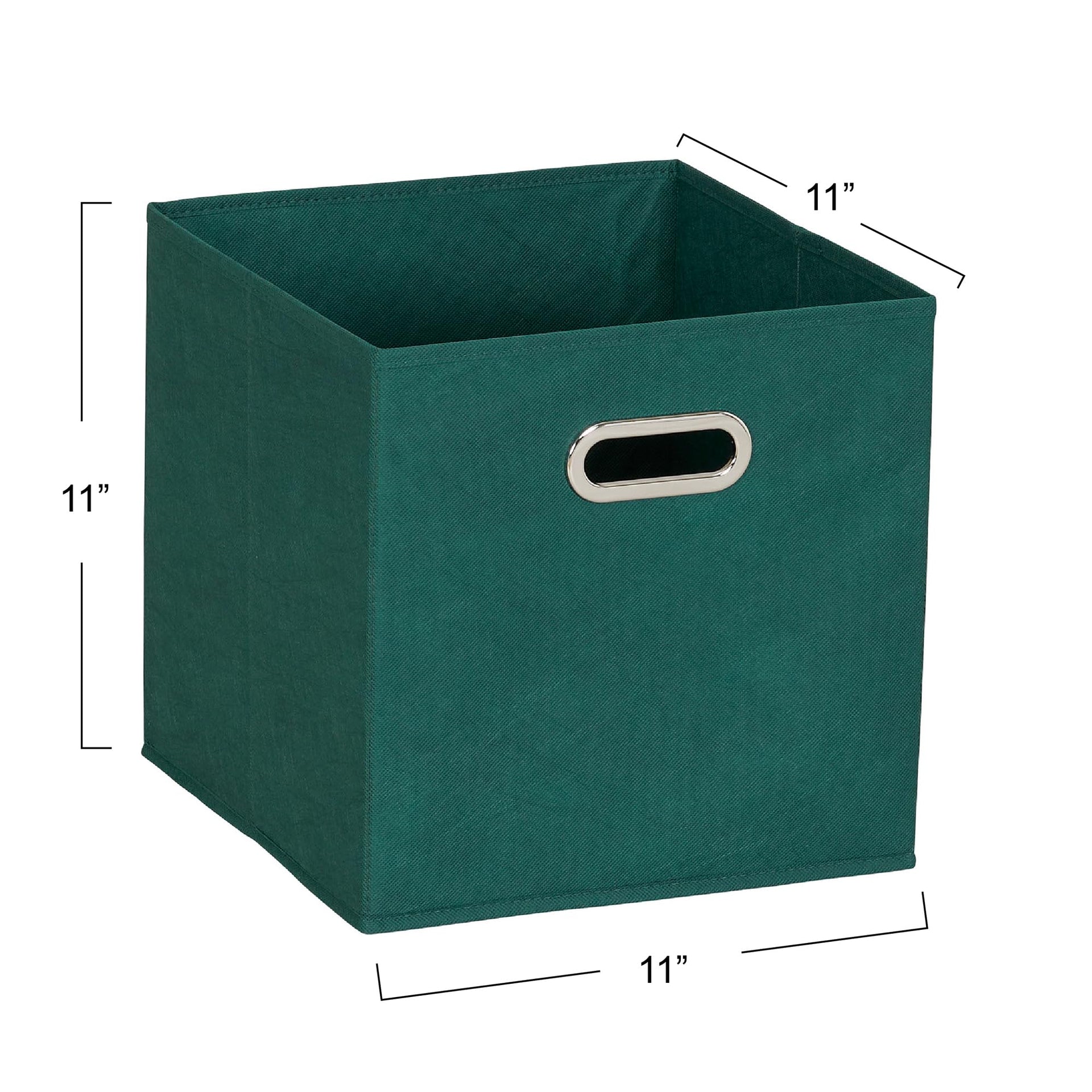 6 ct Open Fabric Cube Storage Bins