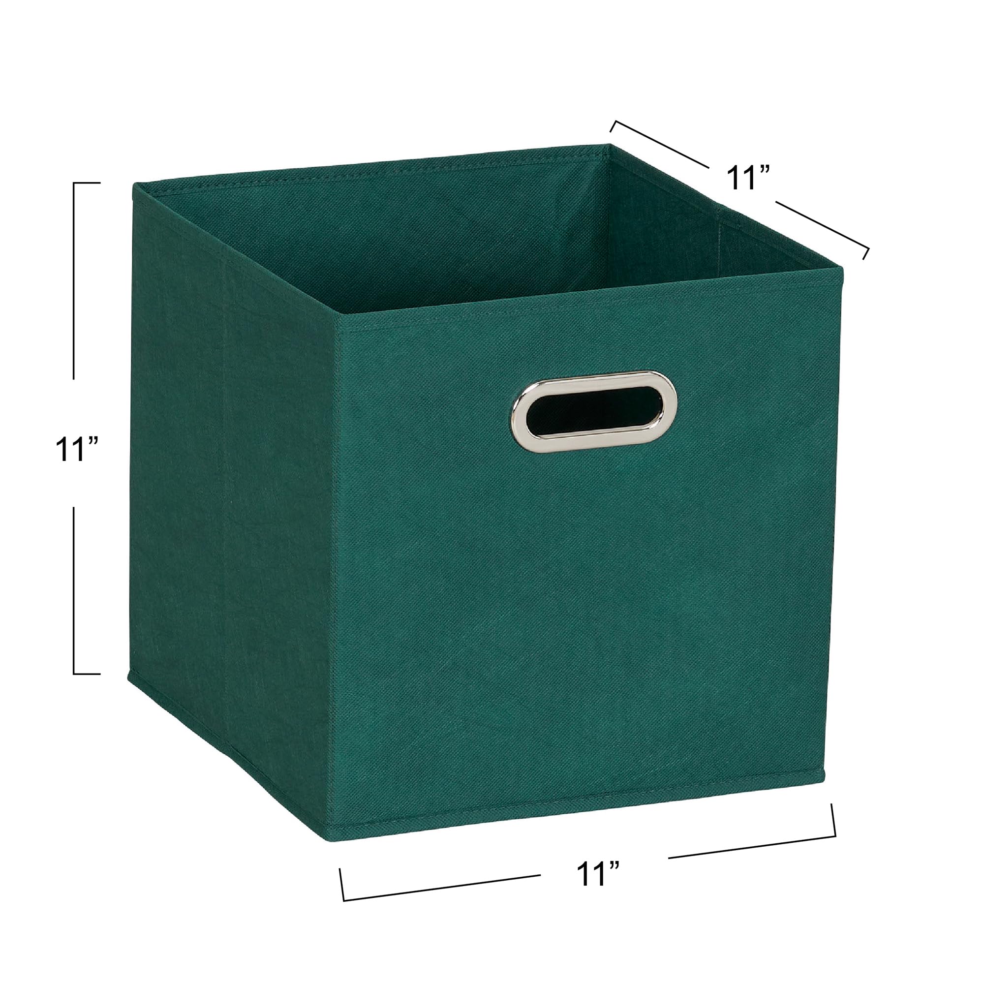 6 ct Open Fabric Cube Storage Bins