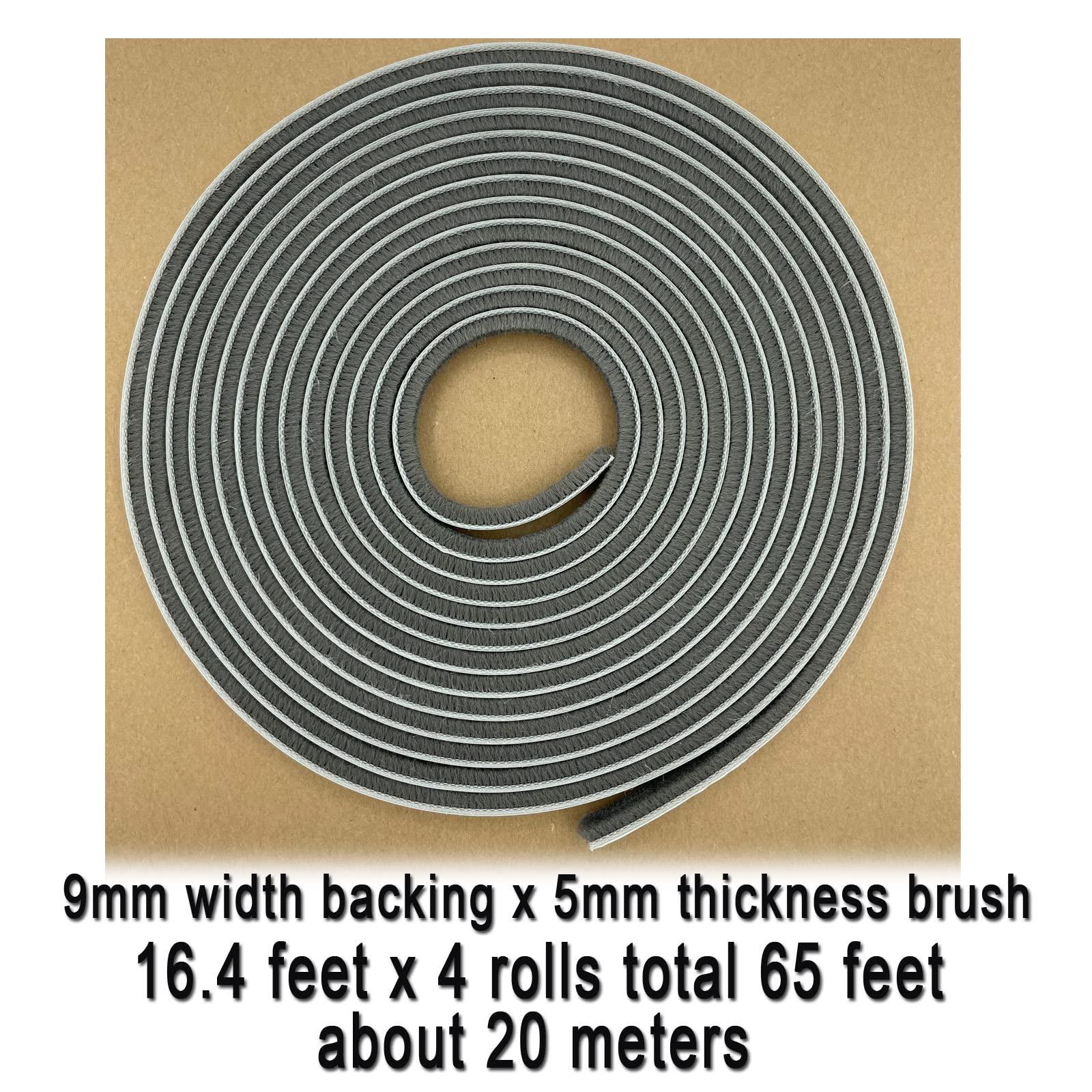 Door Sealers for Door Frame Felt Pile Weatherstripping for Sliding Window