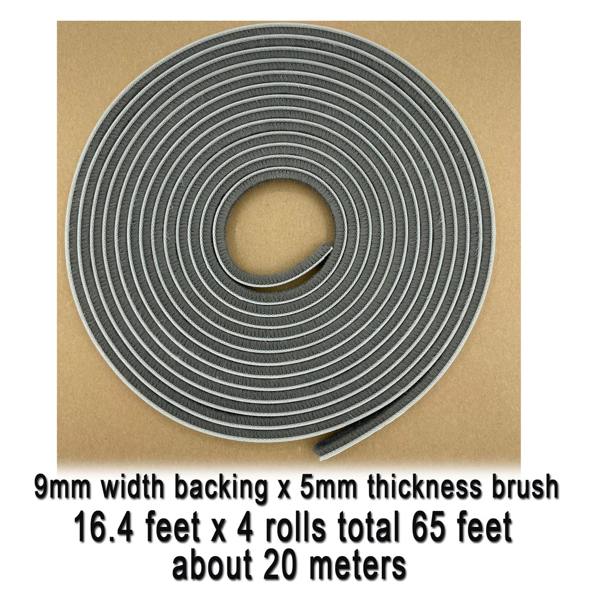 Door Sealers for Door Frame Felt Pile Weatherstripping for Sliding Window