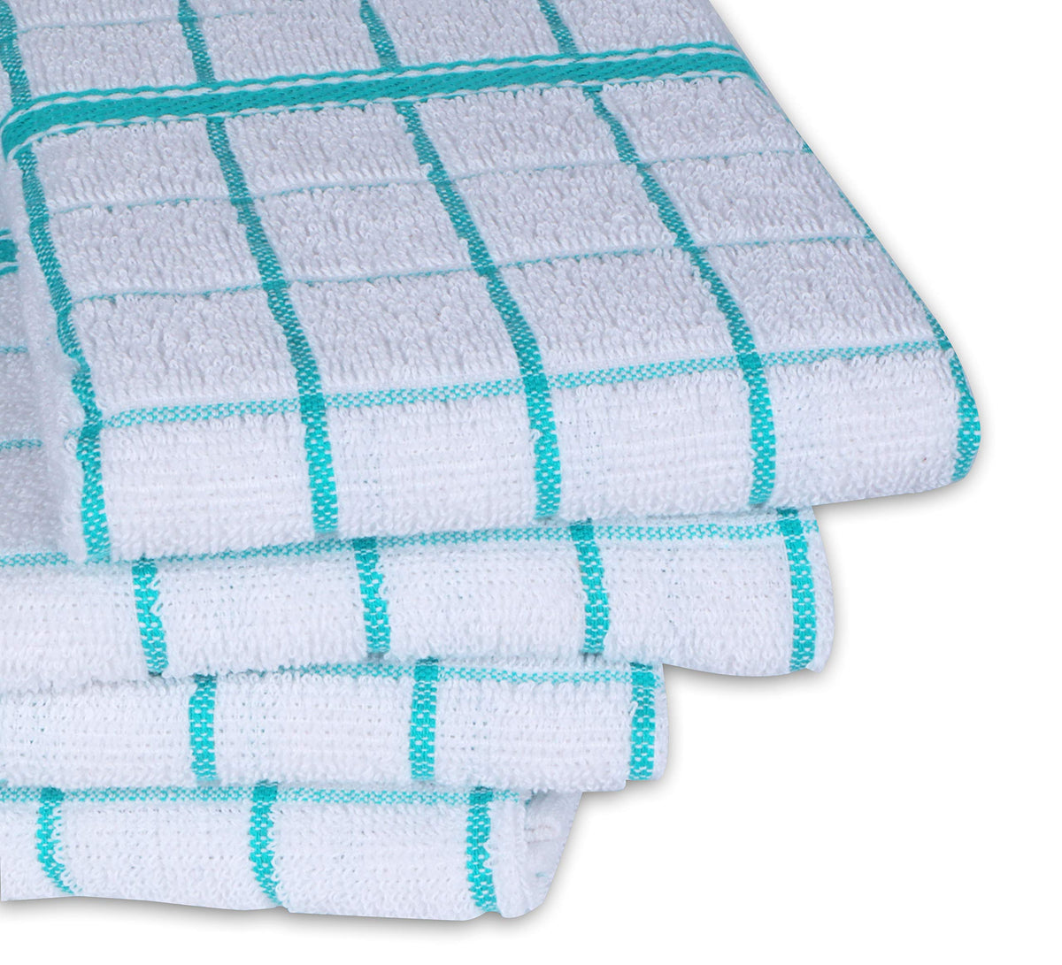 Terry Cotton Kitchen Towels 4 (4 Count)