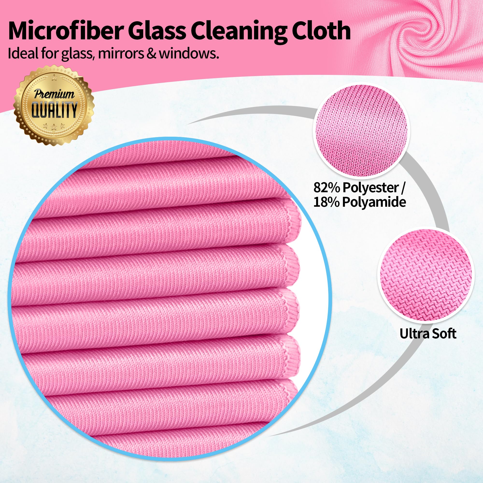 Microfiber Cleaning Cloth (10 Count)