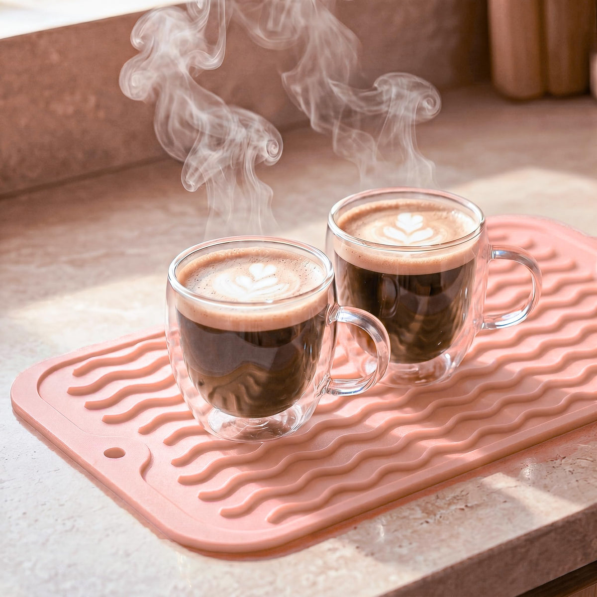 Silicone Dish Drying Mat for Multiple Usage