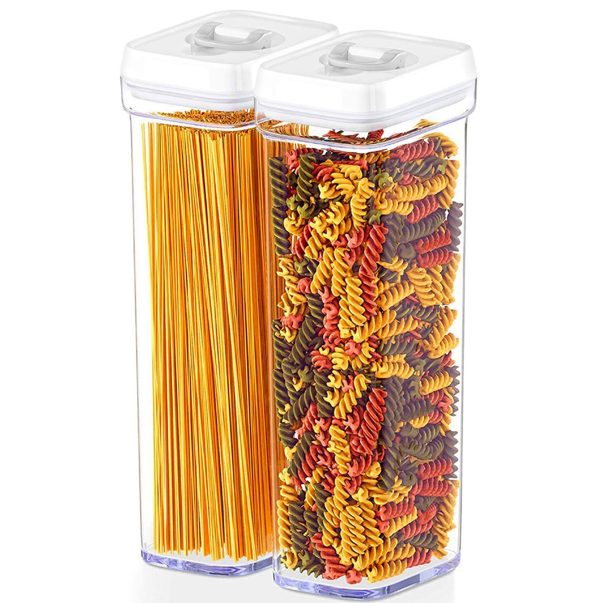 Pasta Storage Containers for Pantry (2 Count)
