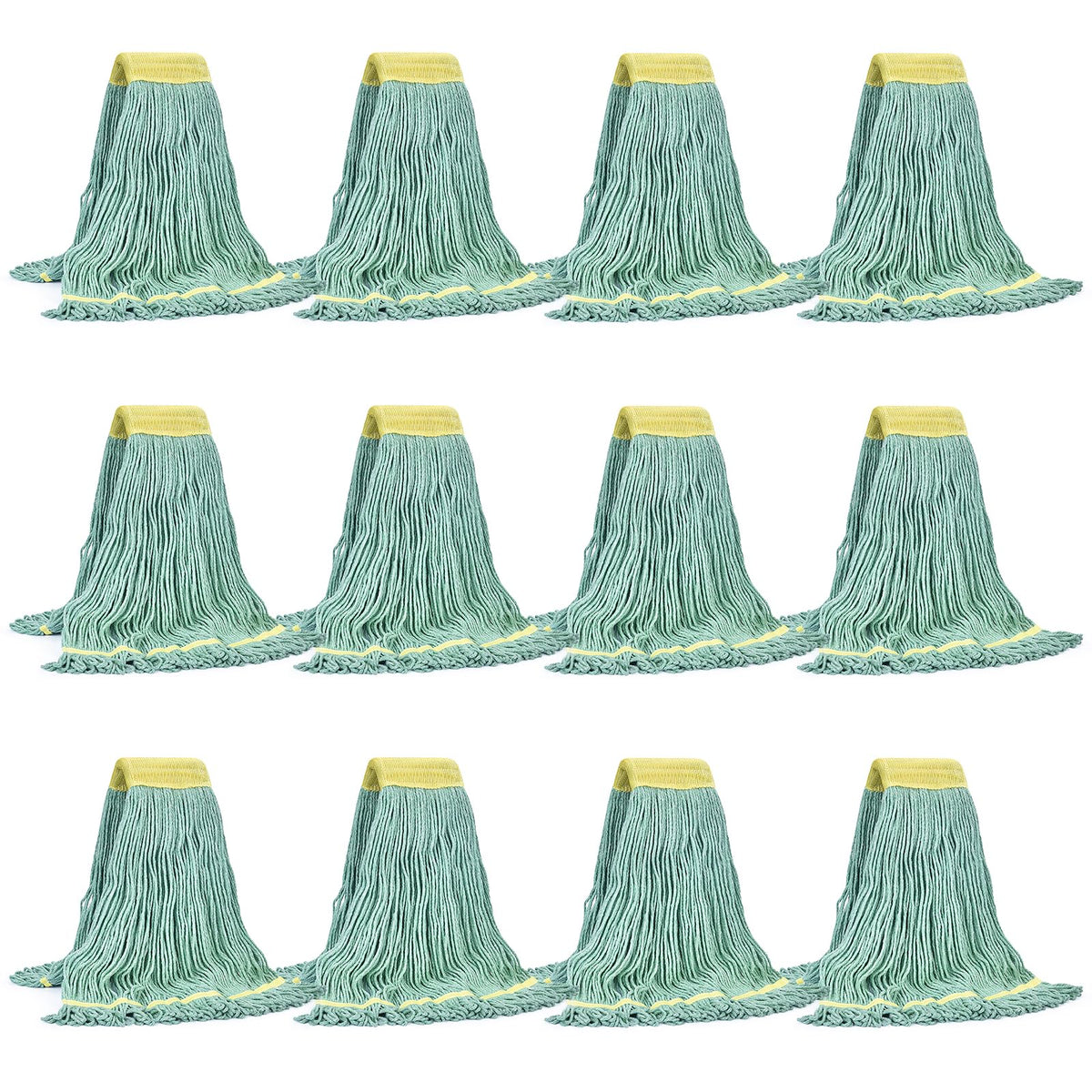 Matthew Cleaning Commercial Mop Head Replacement (12 Count)