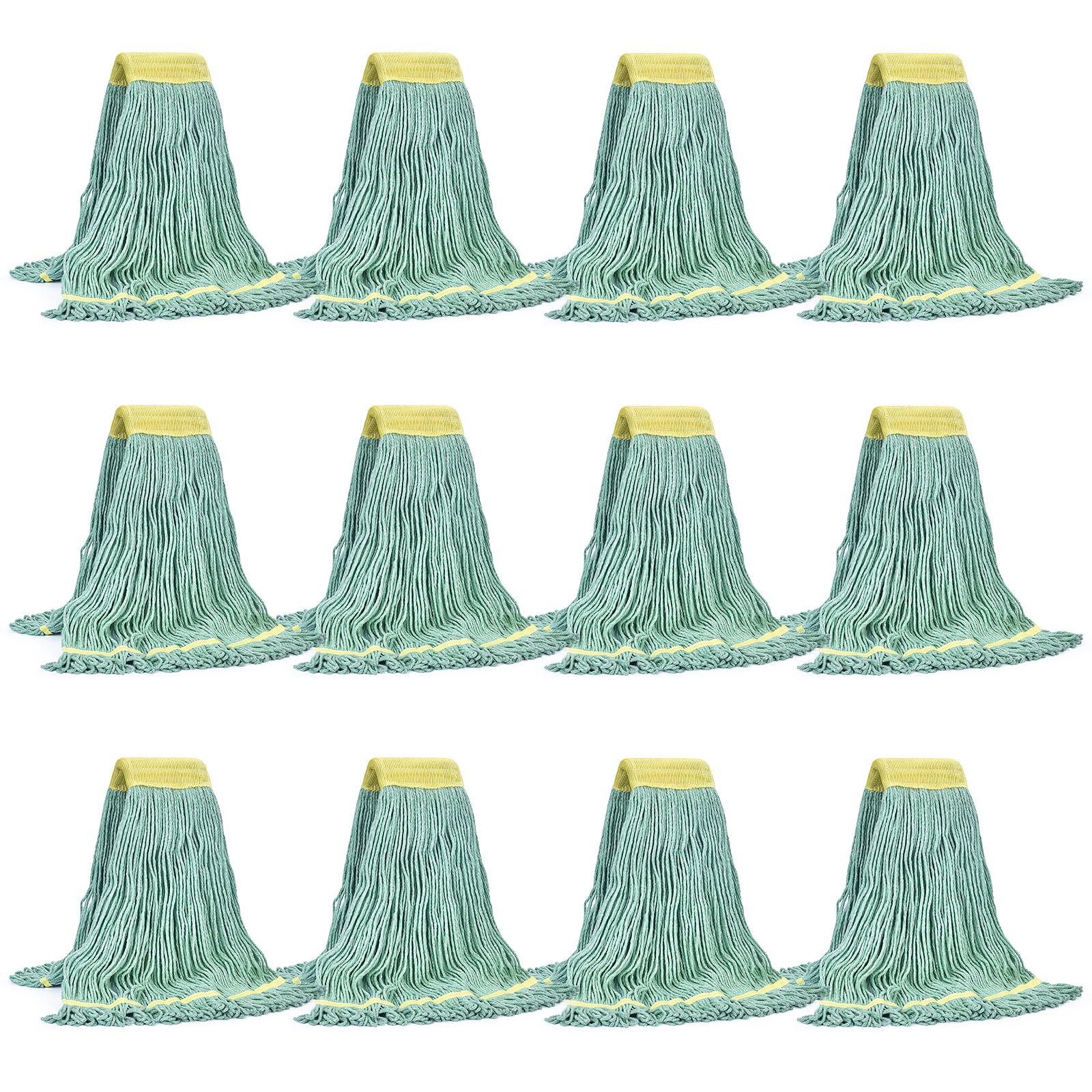 Matthew Cleaning Commercial Mop Head Replacement (12 Count)