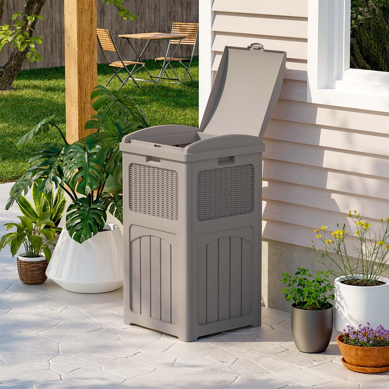 36 Gallon Outdoor Trash Can