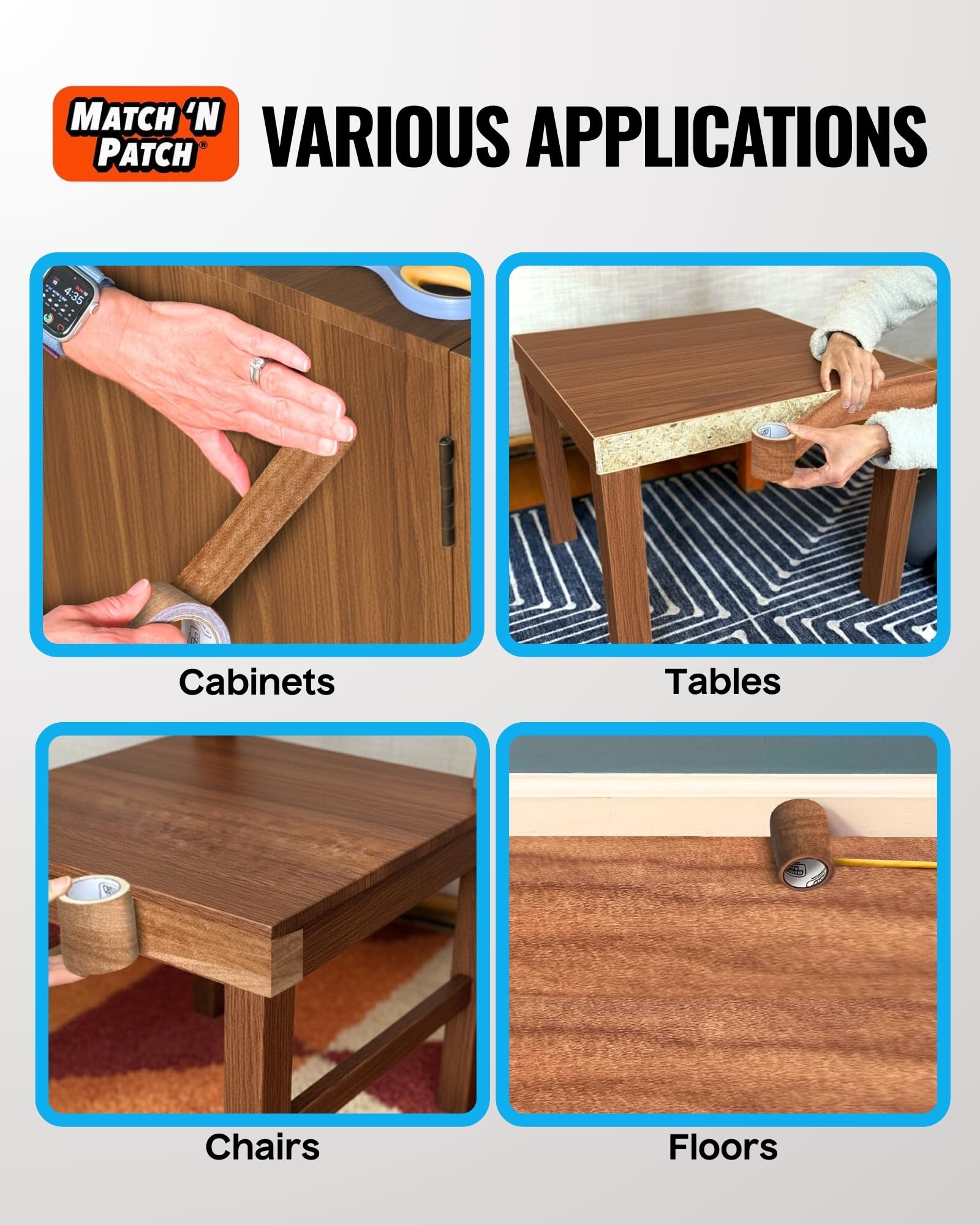 Wood Grain Repair Tape
