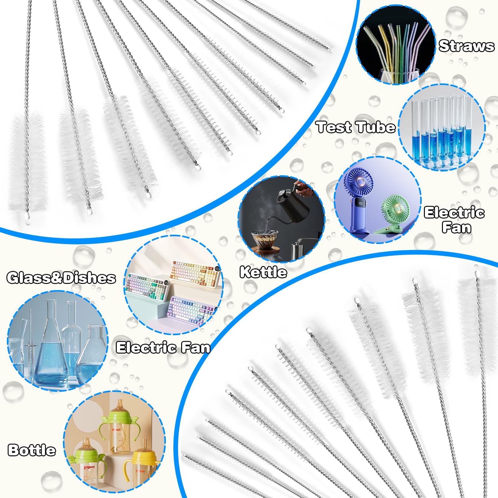 11 Pcs Cleaning Brushes Set (11 Count)