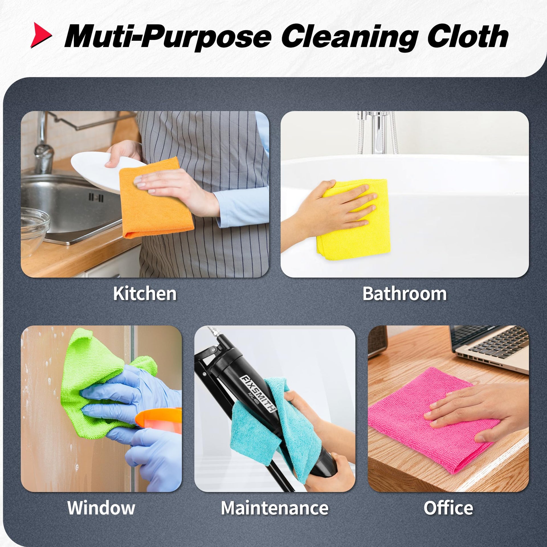 Microfiber Cleaning Cloth (800 Count)