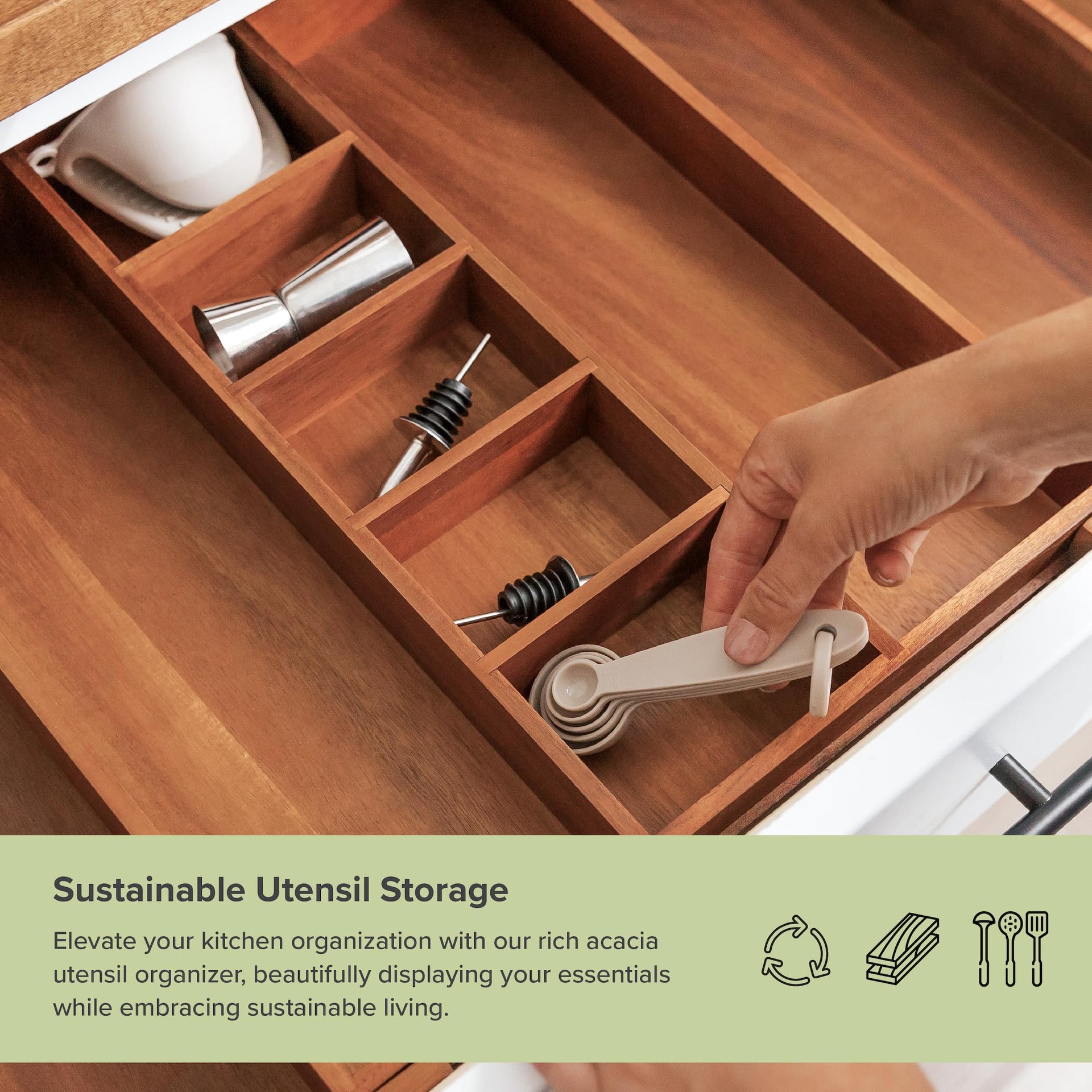 Utensil & Junk Drawer Organizer