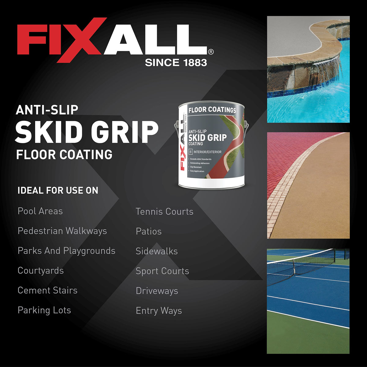 FIXALL Skid Grip Anti (128 Fl Oz)