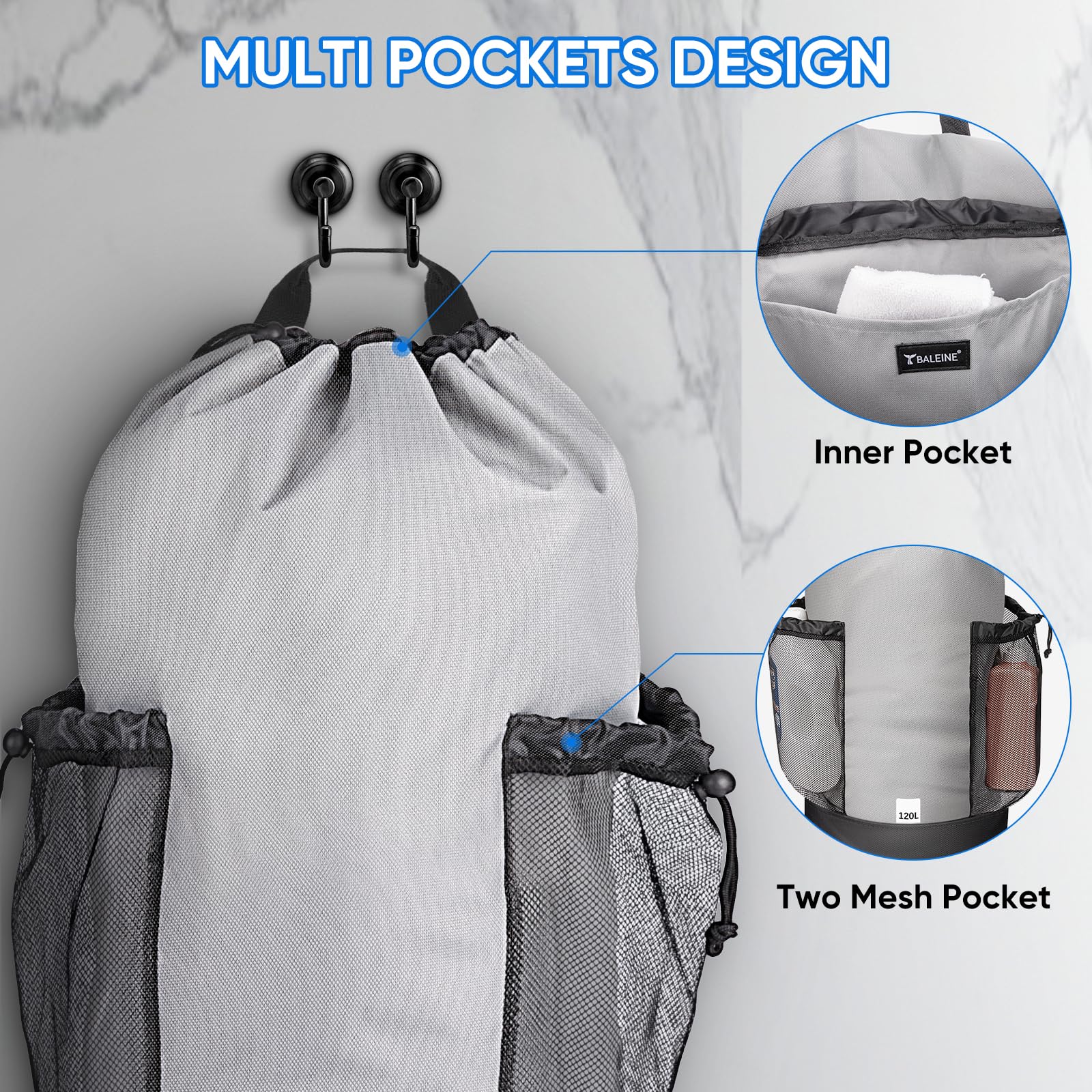 150L Laundry Bag Backpack