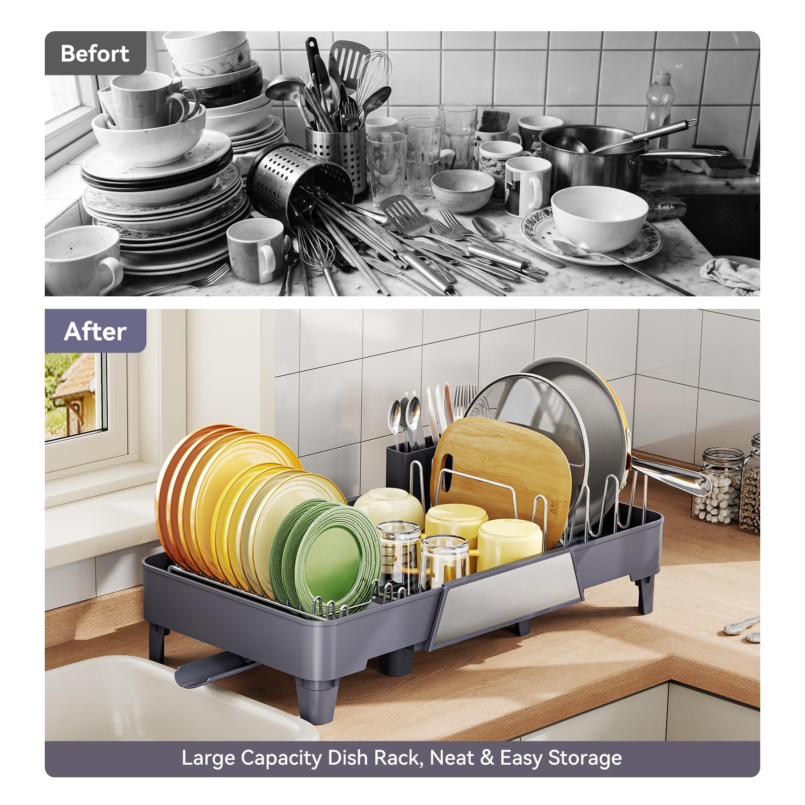 Large Dish Drying Rack