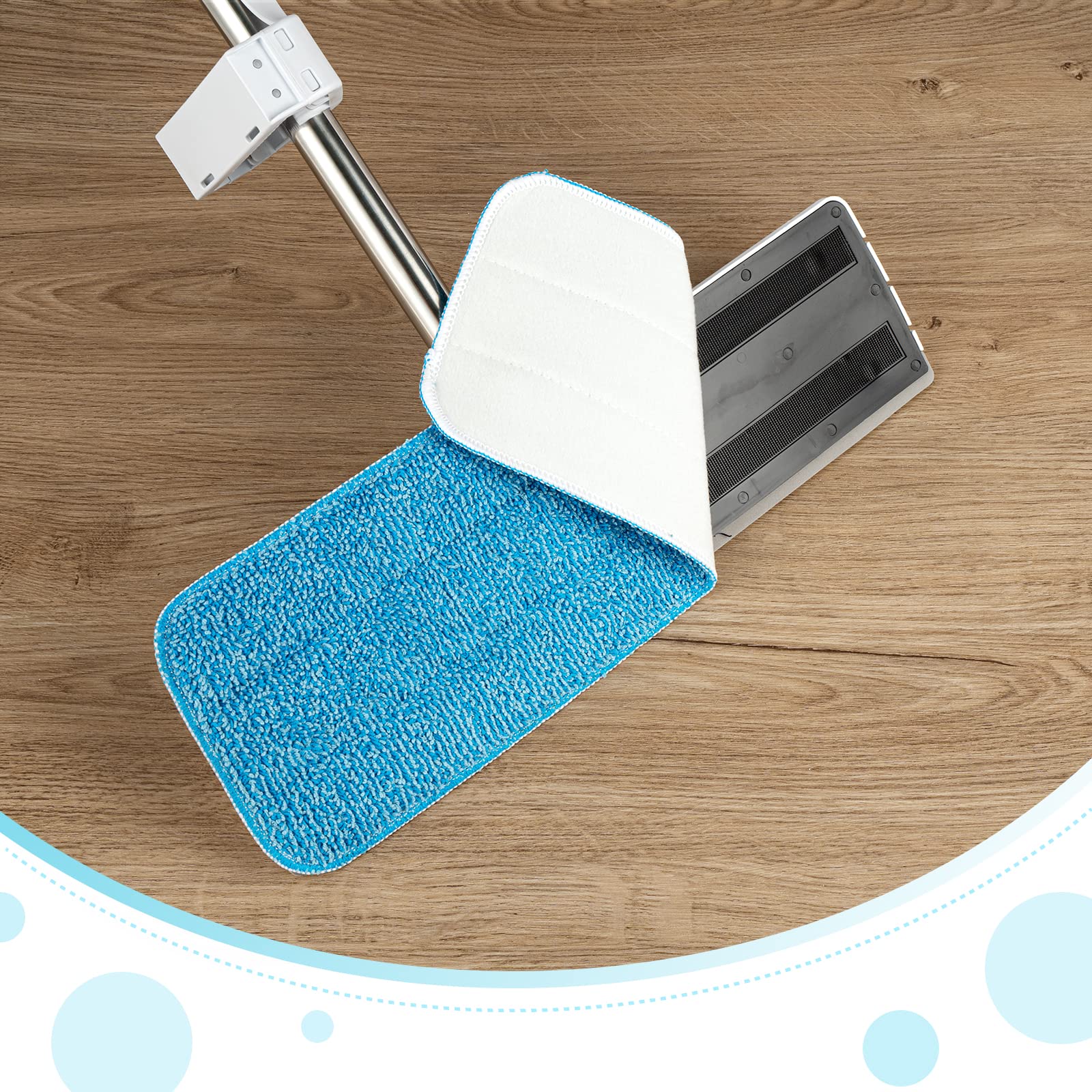 12Pack Microfiber Mop Pads (12 Count)