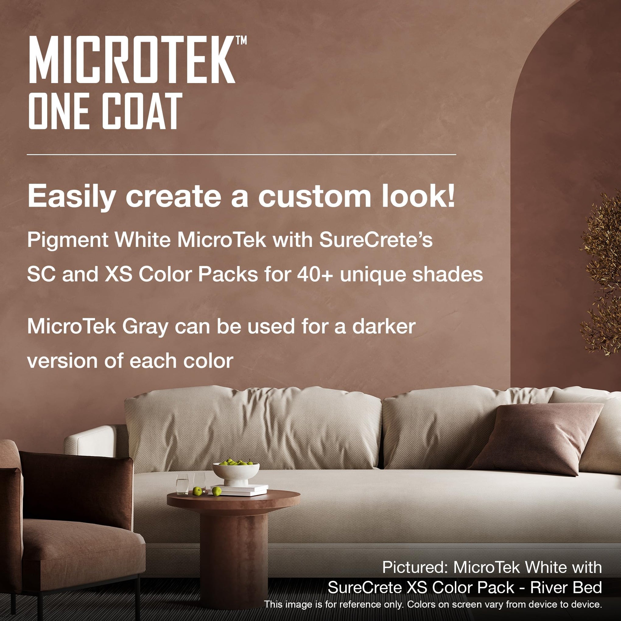 MicroTek One Coat Microcement Overlay