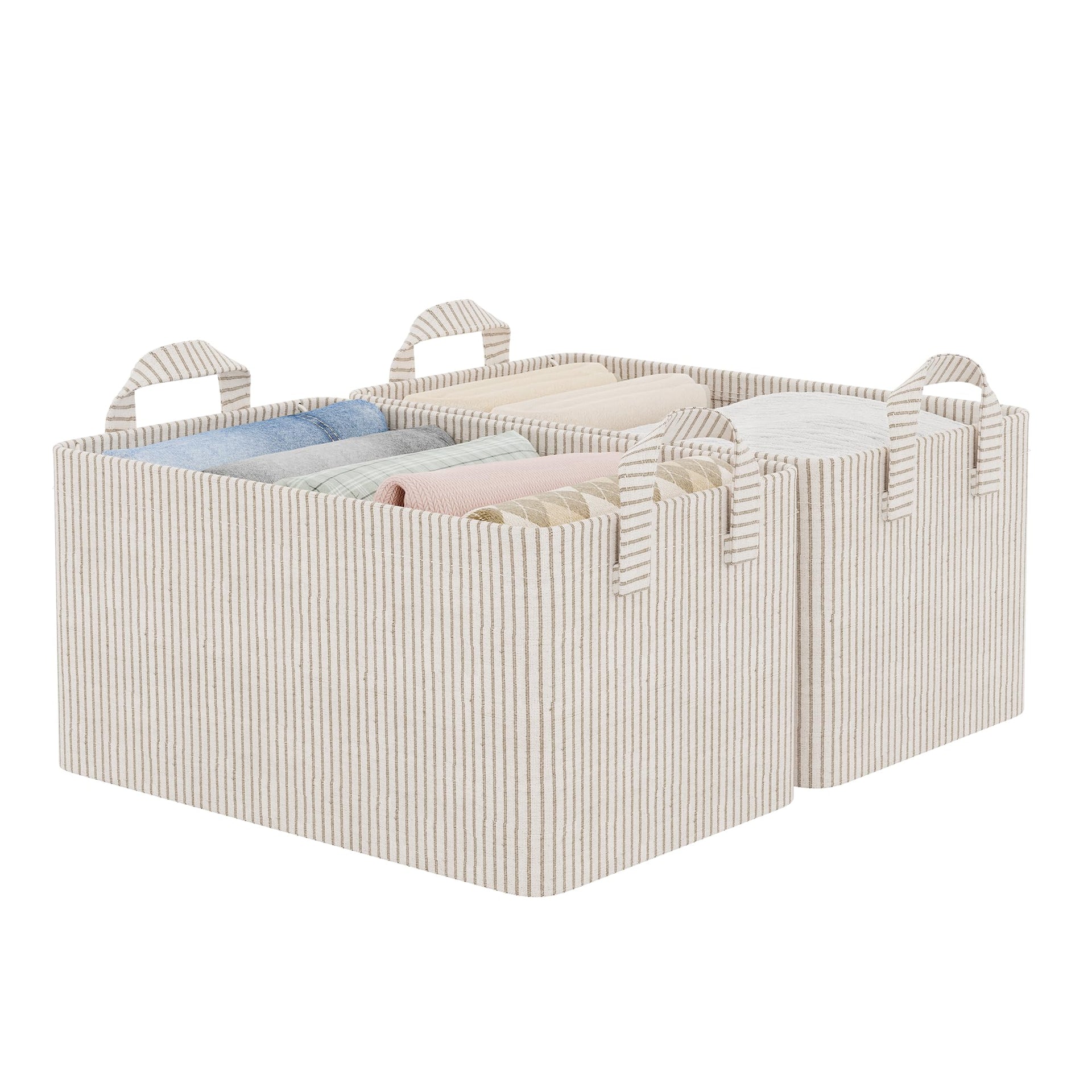 Storage Bins Fabric Storage Bins for Shelves (2 Count)