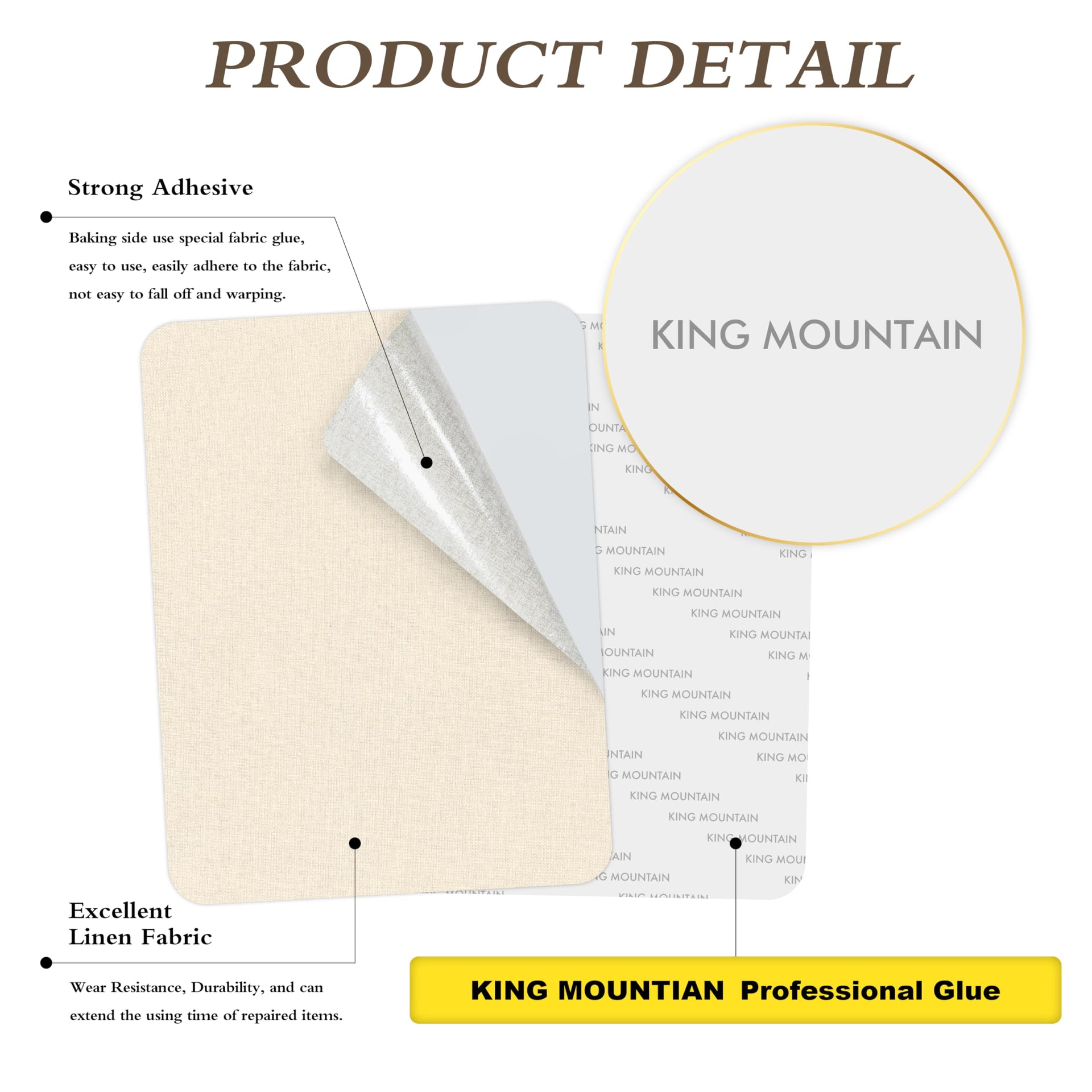 Fine Linen Fabric Patches