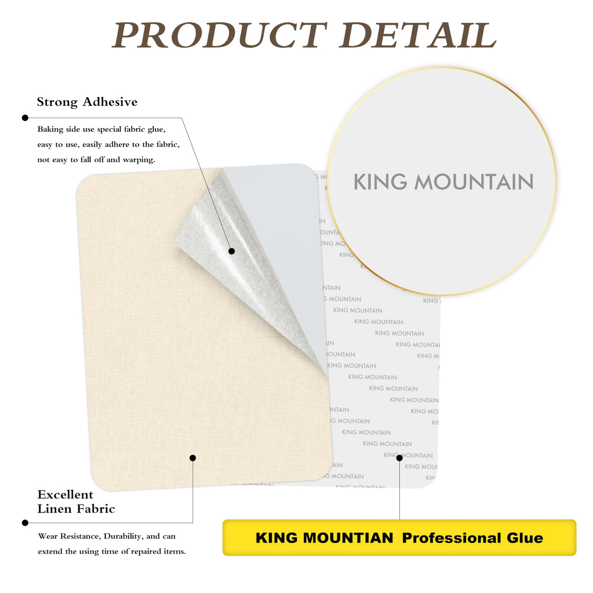 Fine Linen Fabric Patches
